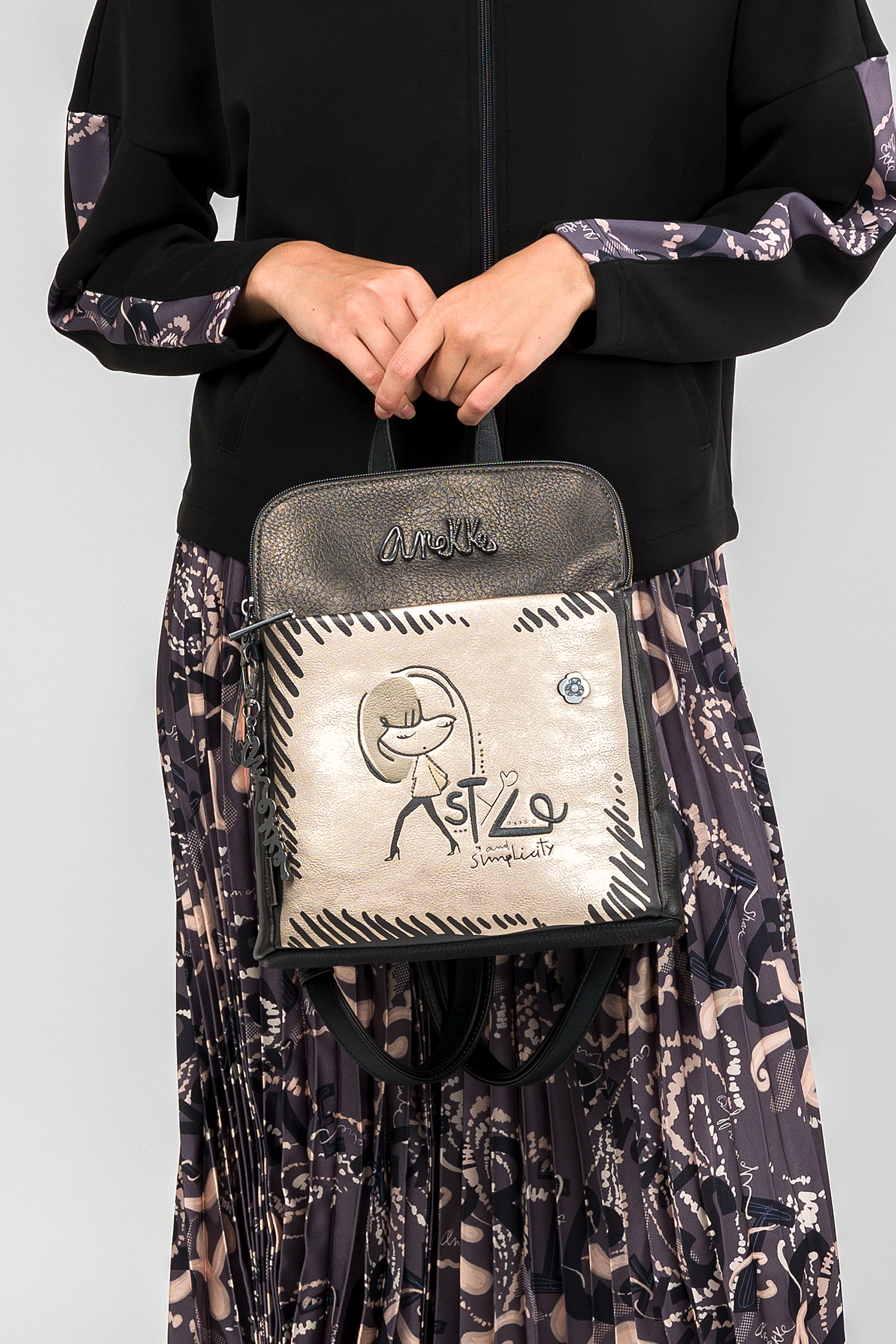 Anekke Rucksack mit 3 Fächern Nature Koko Anekke Rucksack mit 3 Fächern Nature Koko
