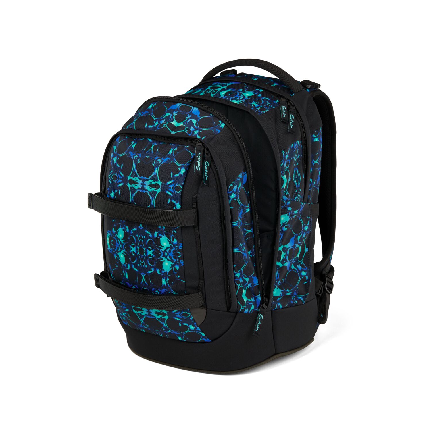 Satch Pack Schulrucksack Caleido Blue 2025