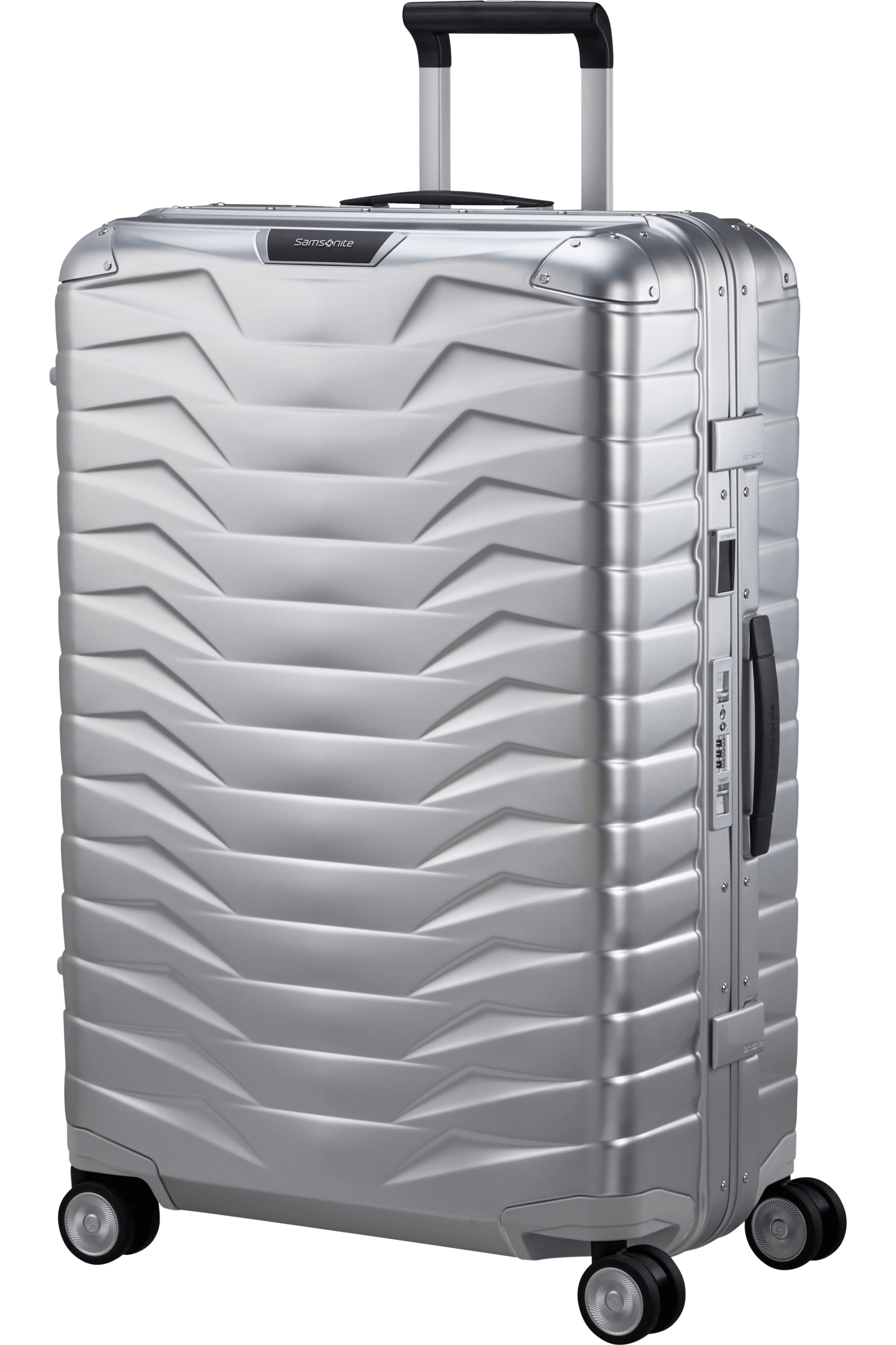 Samsonite Koffer Proxis Alu 76cm silber