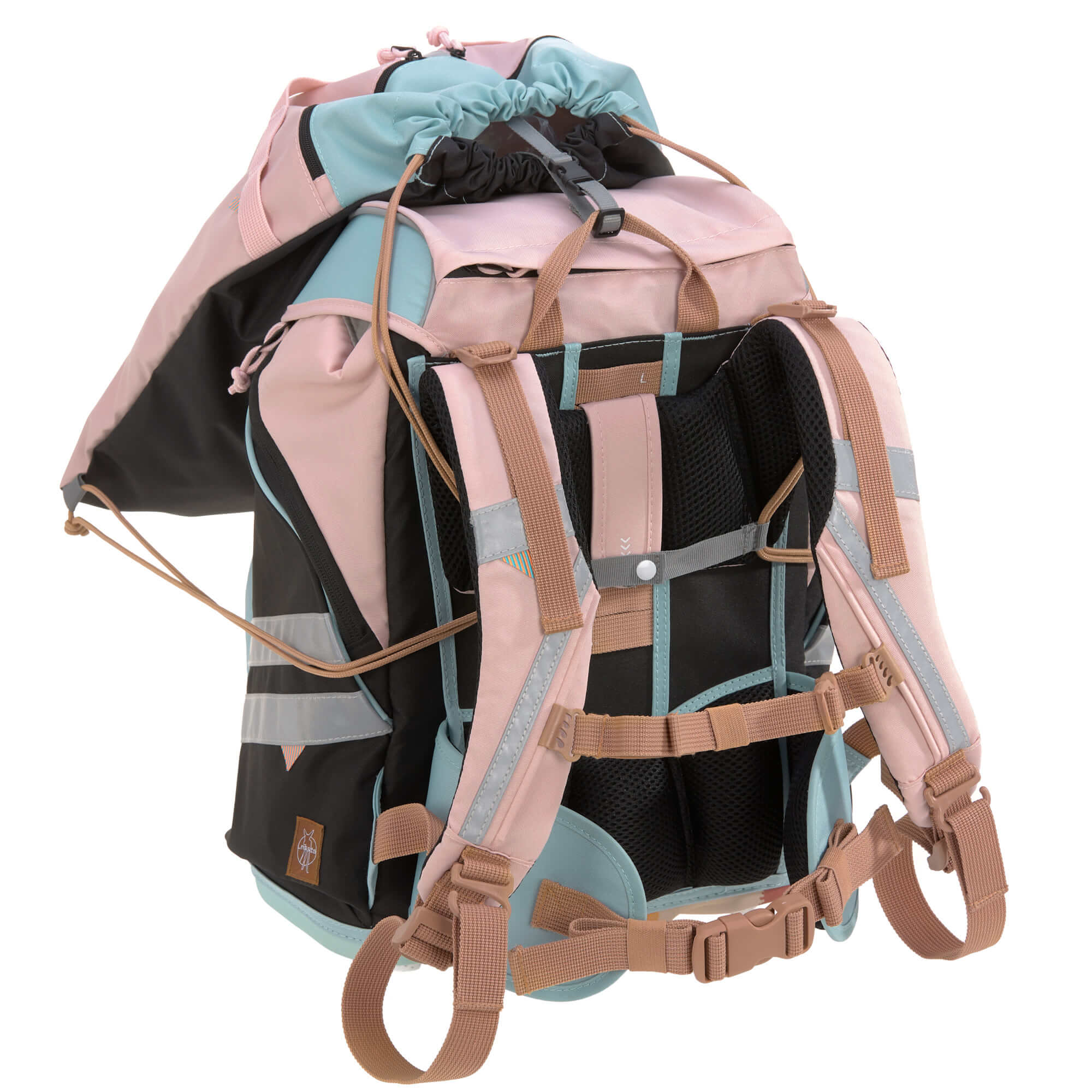 Lässig Schulranzen Set 7-teilig Flexy-Unique rose-blue-black