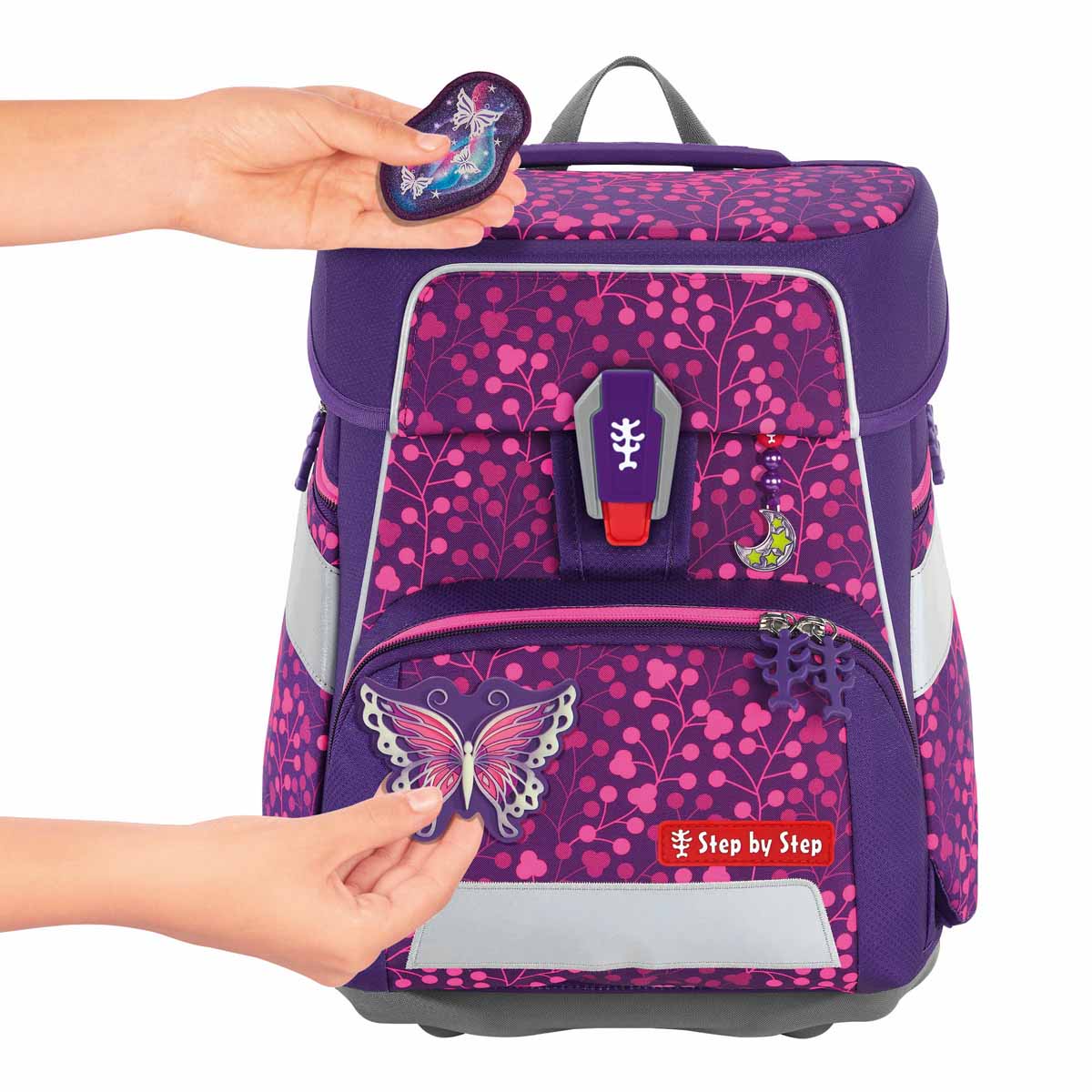 Step by Step SPACE SHINE Schulranzen-Set Butterfly Ina Night 2025