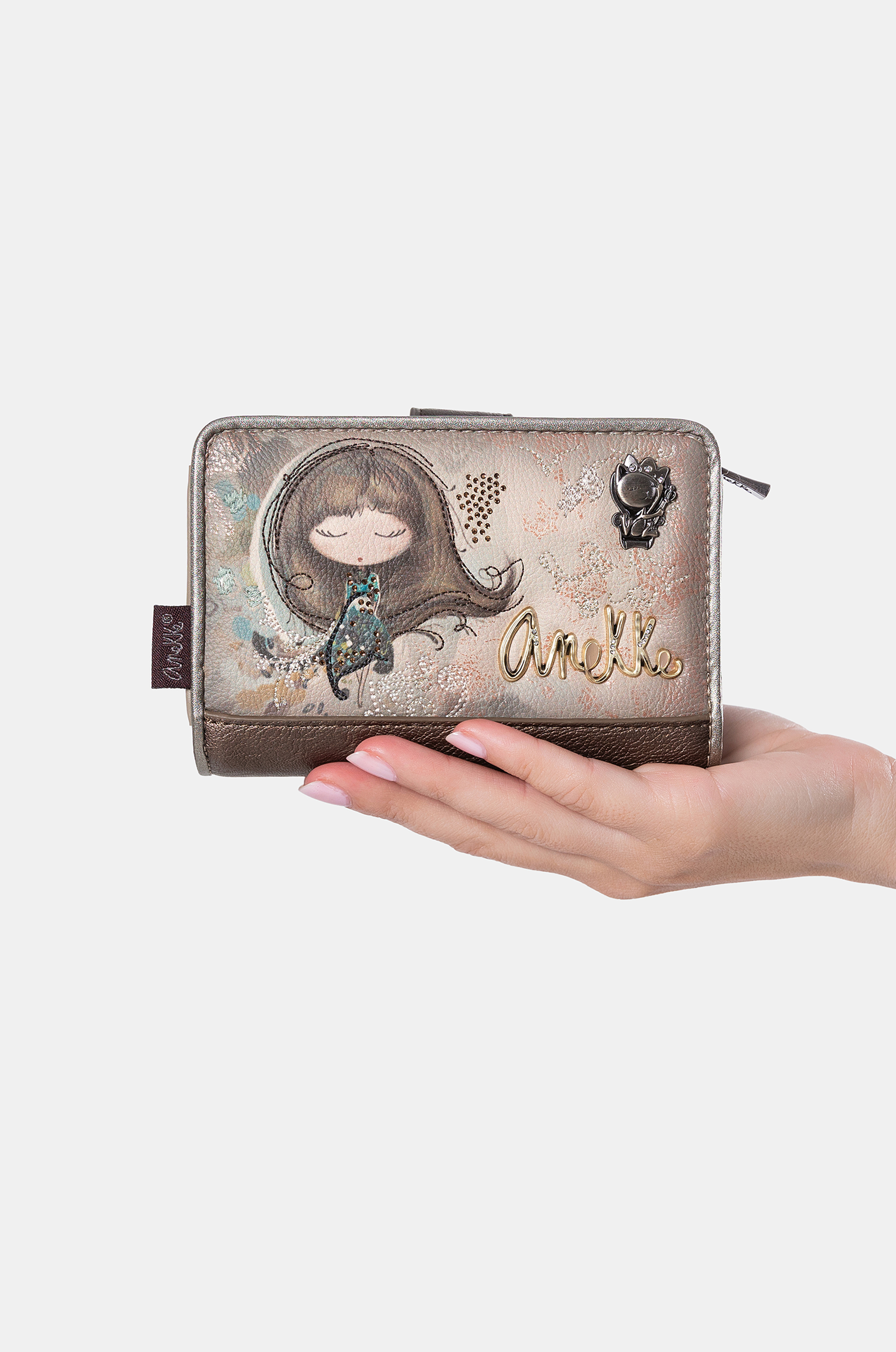 Anekke Geldbörse RFID mittelgroß Real