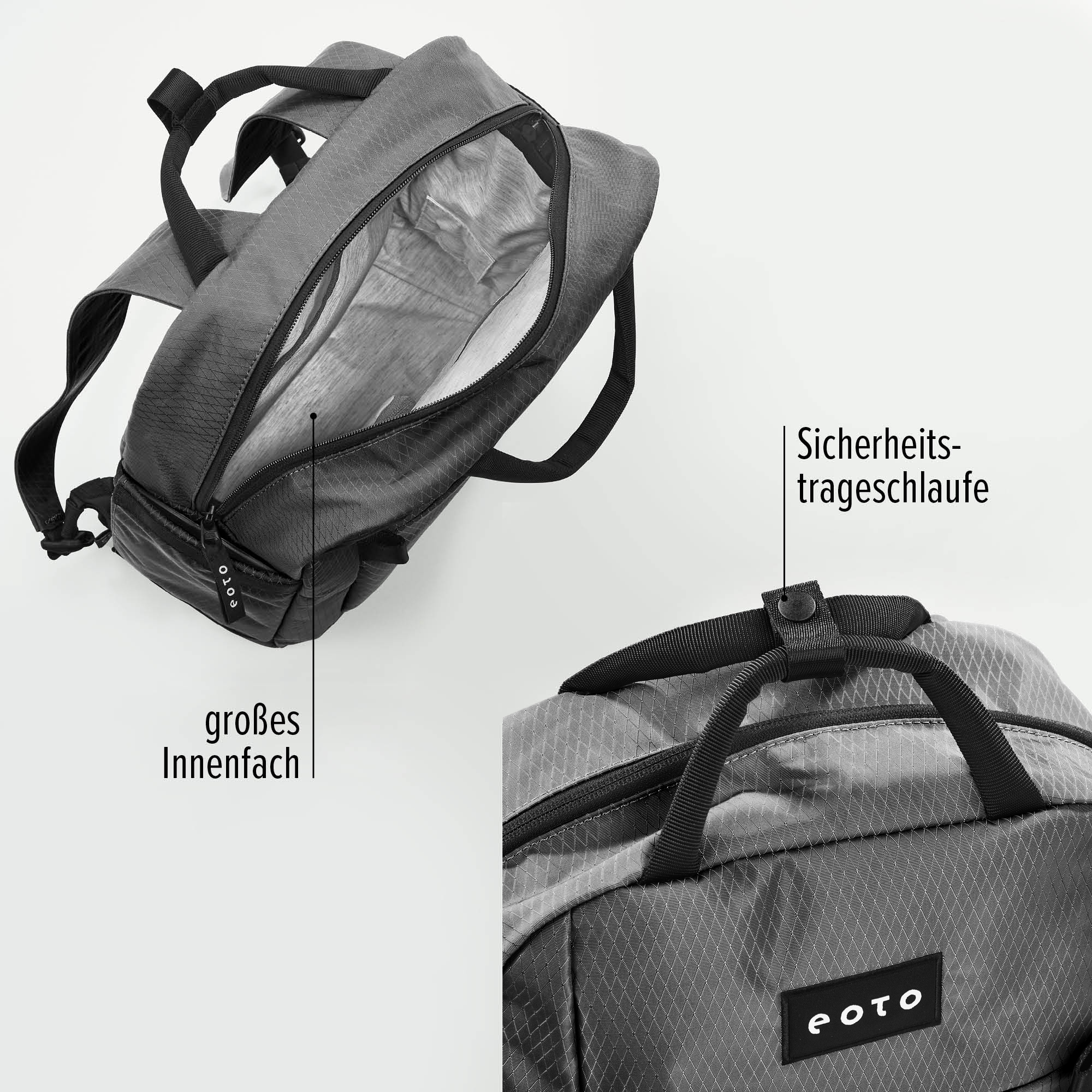 eoto Rucksack SMALL16 schwarz eoto Rucksack SMALL16 schwarz