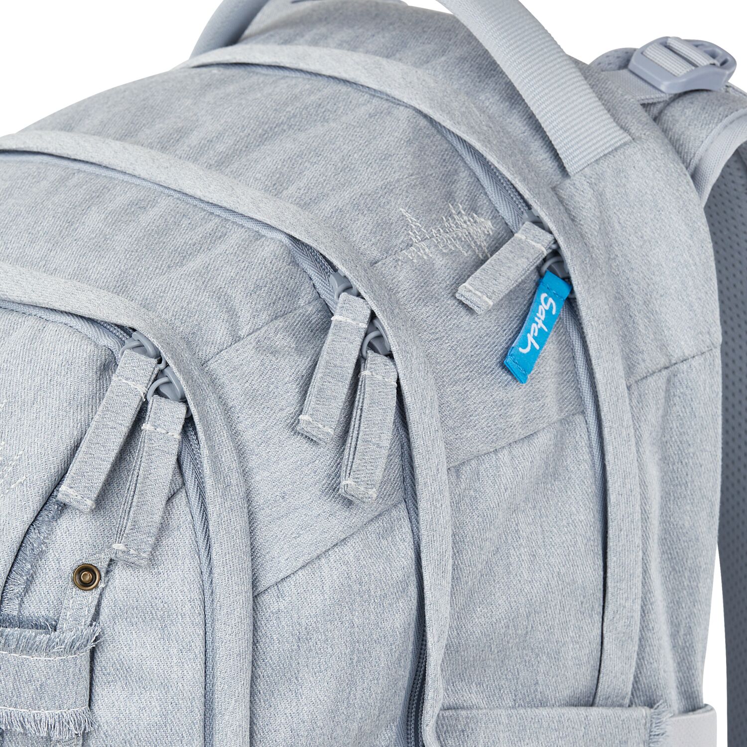 Satch Pack Schulrucksack-Set Washed Blue 2025