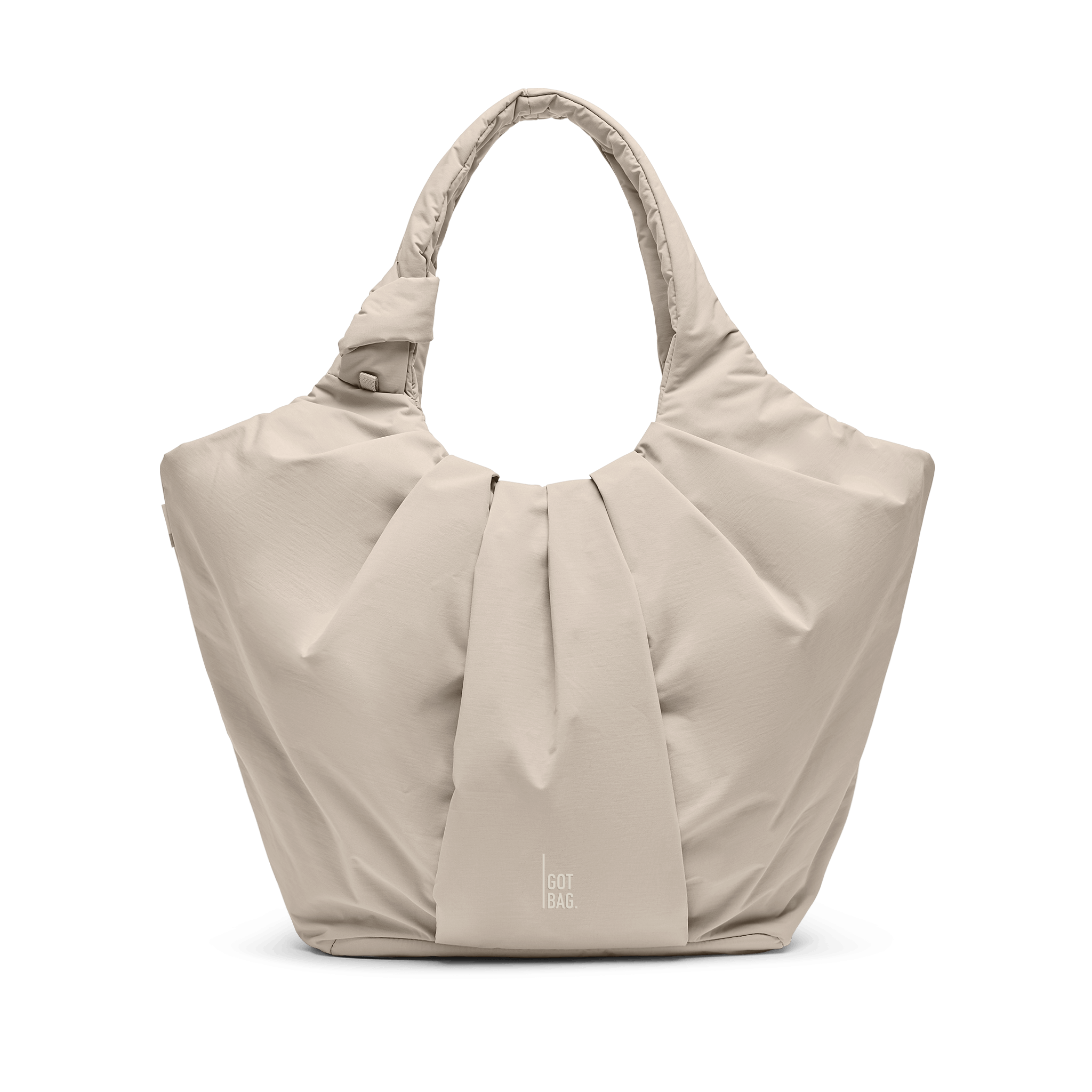 GOT BAG Pleat Tote Bag scallop monochrome