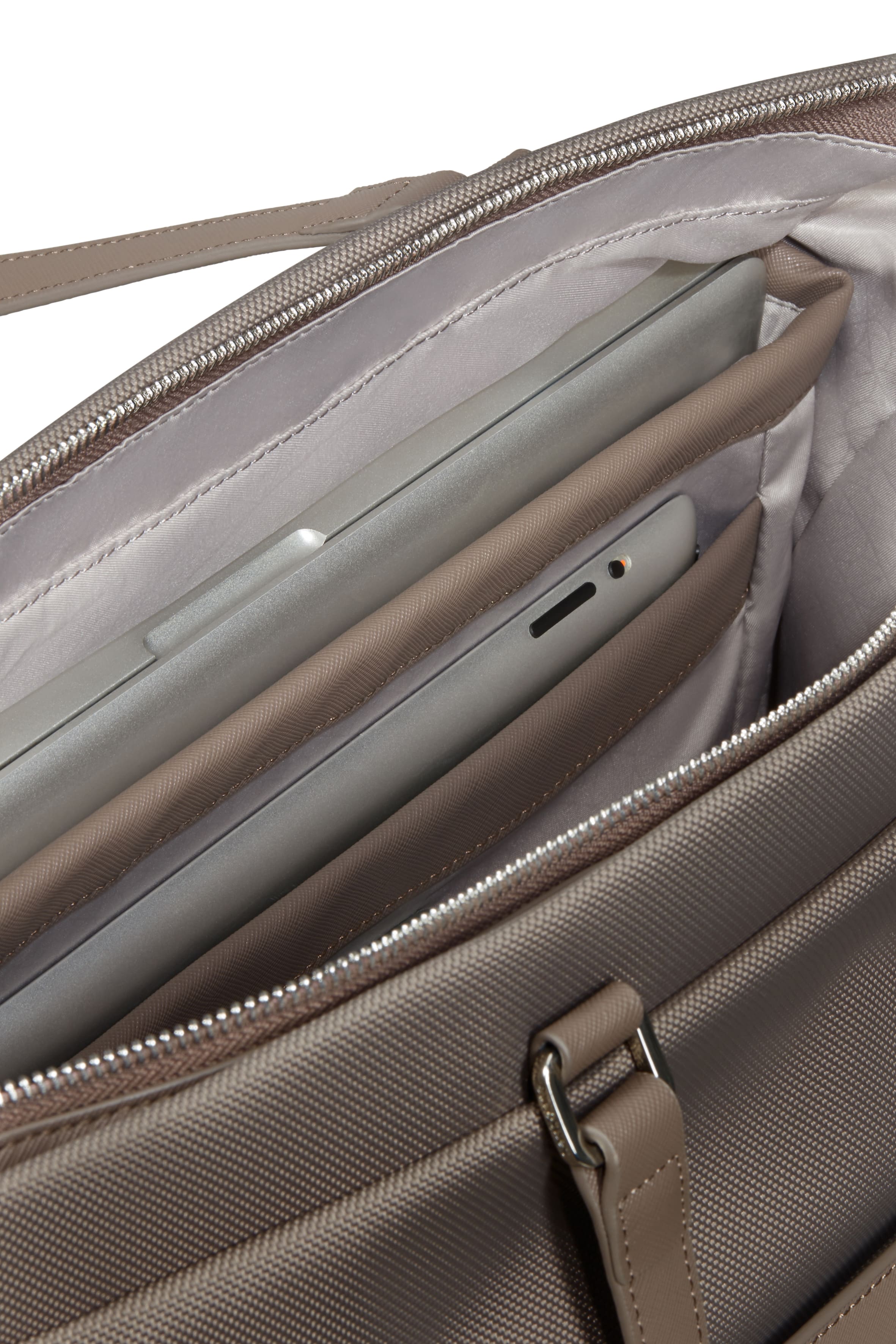 Samsonite Handtasche Image Biz Travel Tote 14.1" dark taupe Samsonite Handtasche Image Biz Travel Tote 14.1" dark taupe