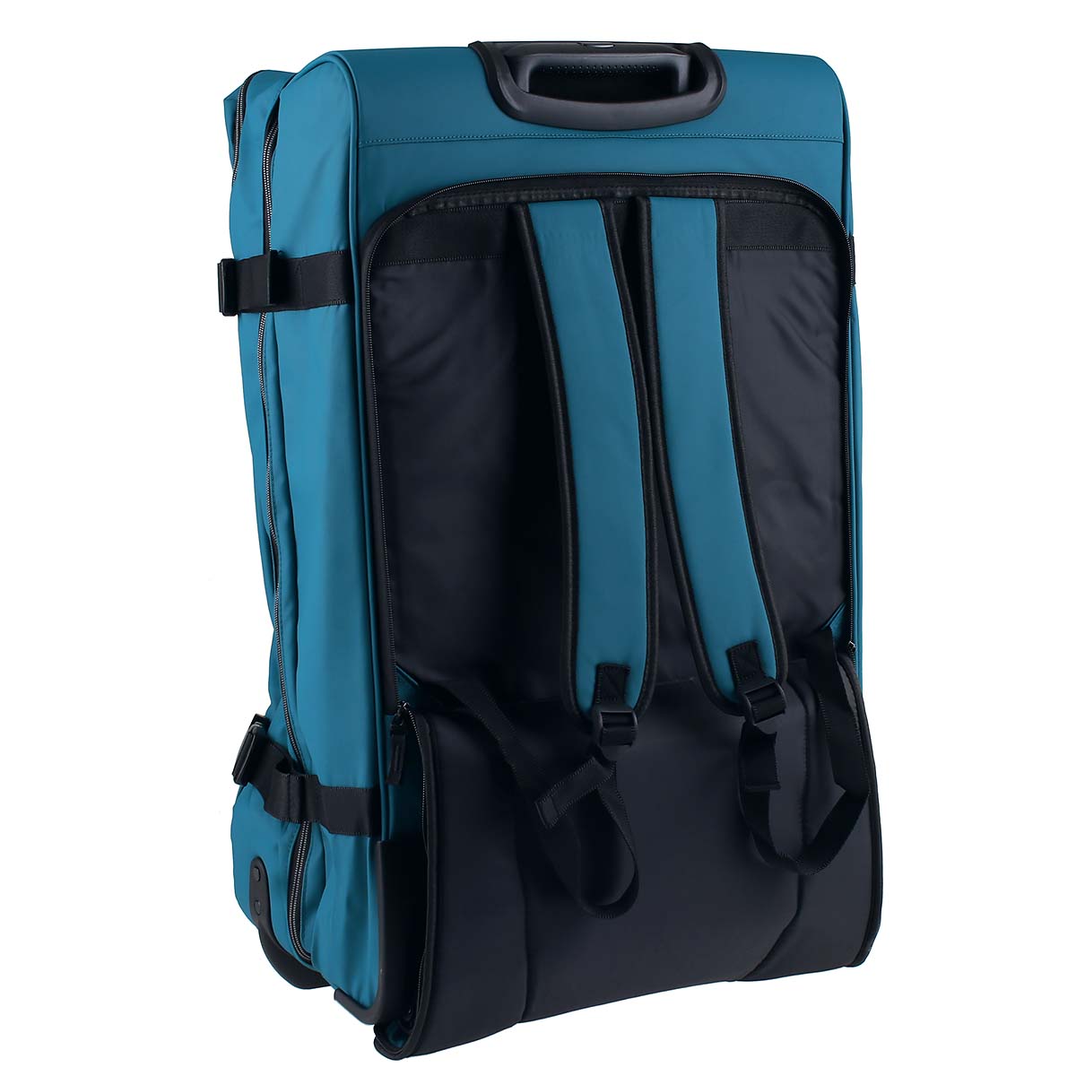Kenorada Rollen-Reisetasche Backpack Rainbow L petrol
