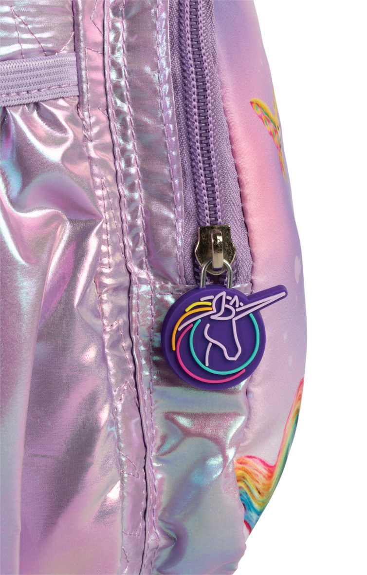 Glühwürmchen Kinderrucksack Unicorn Academy hellviolett