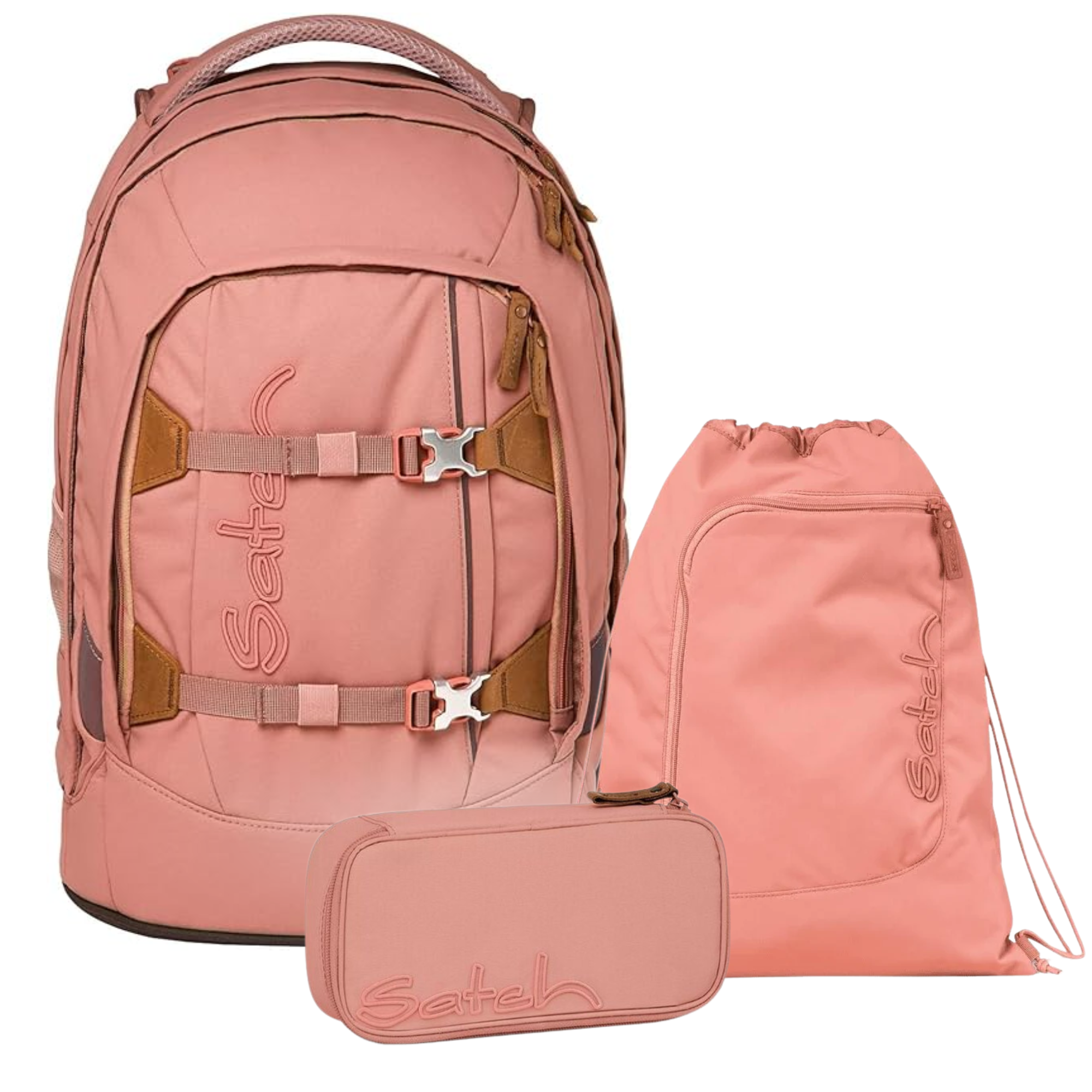 Satch Schulrucksack-SET Pack Nordic Coral