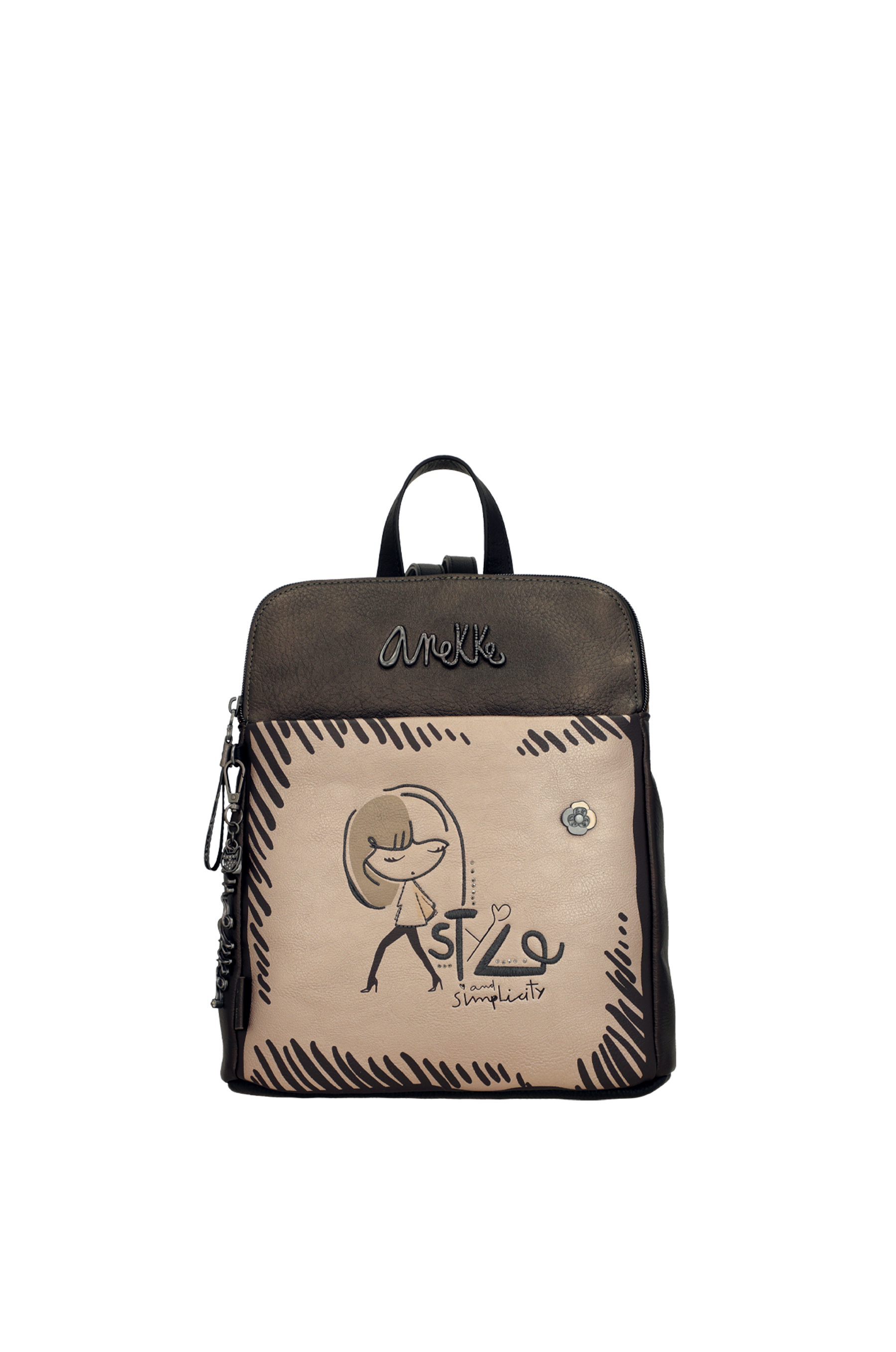 Anekke Rucksack mit 3 Fächern Nature Koko