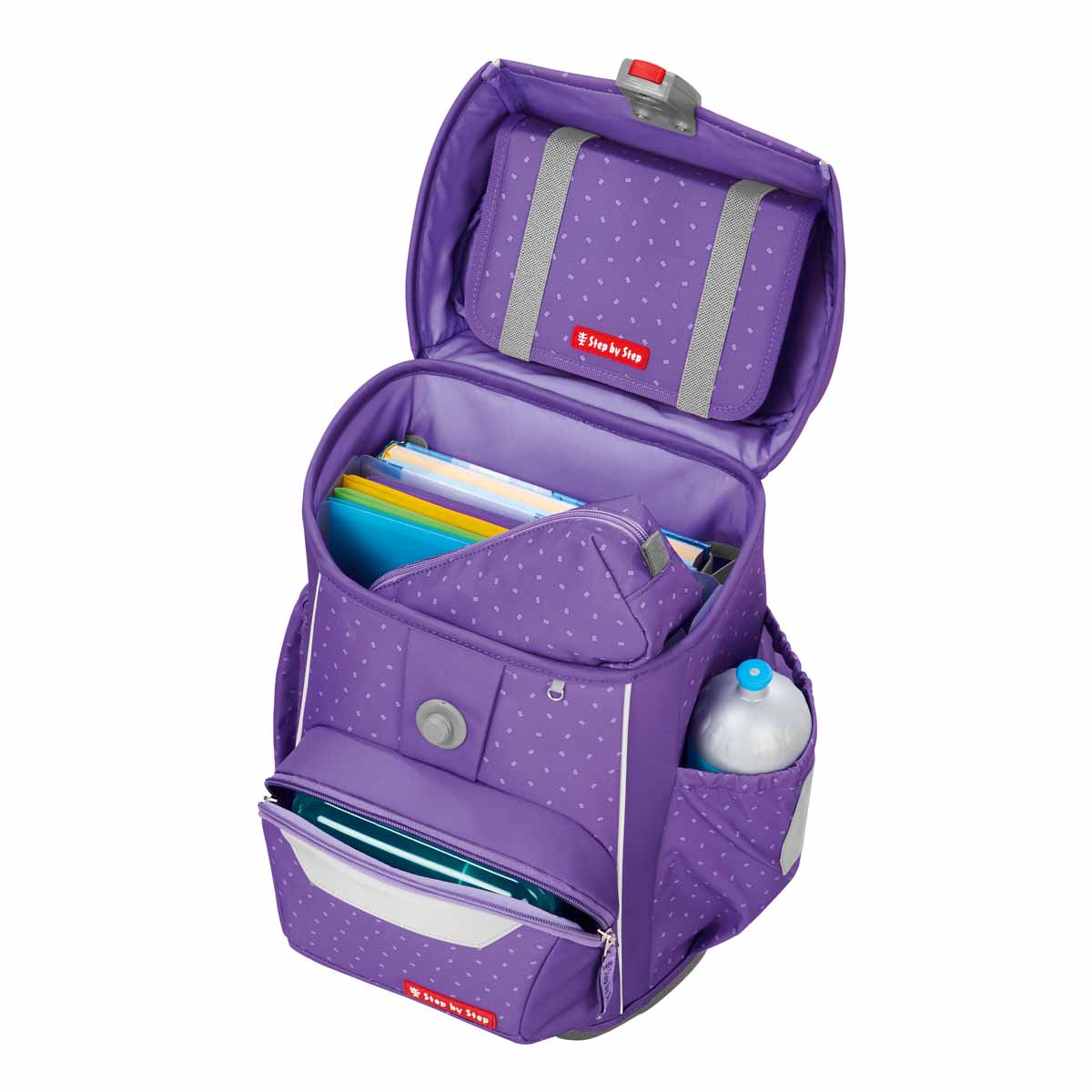 Step by Step BASIS Schulranzen-Set Purple Konfetti 2025