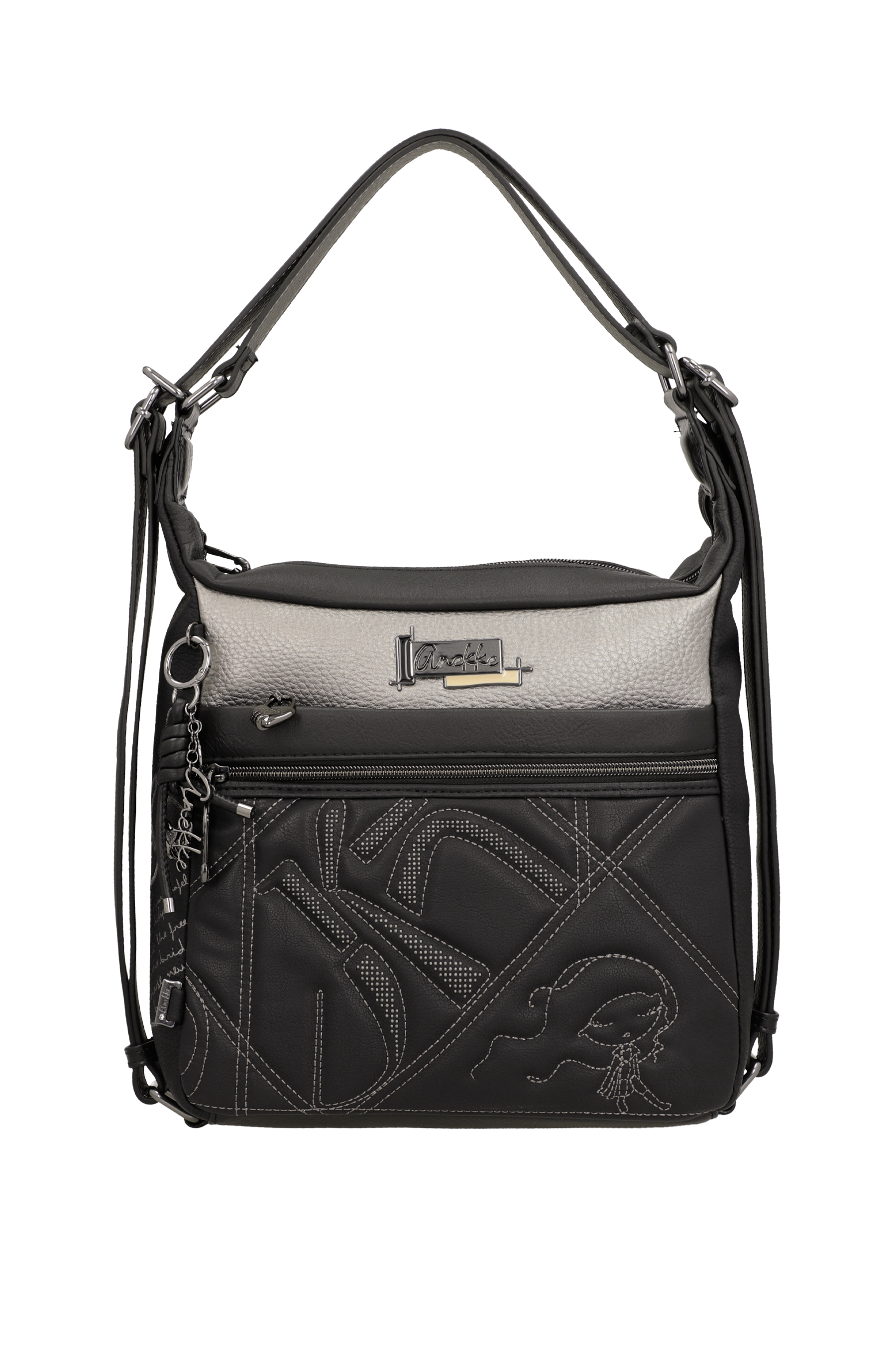 Anekke Umwandelbarer Rucksack Iron