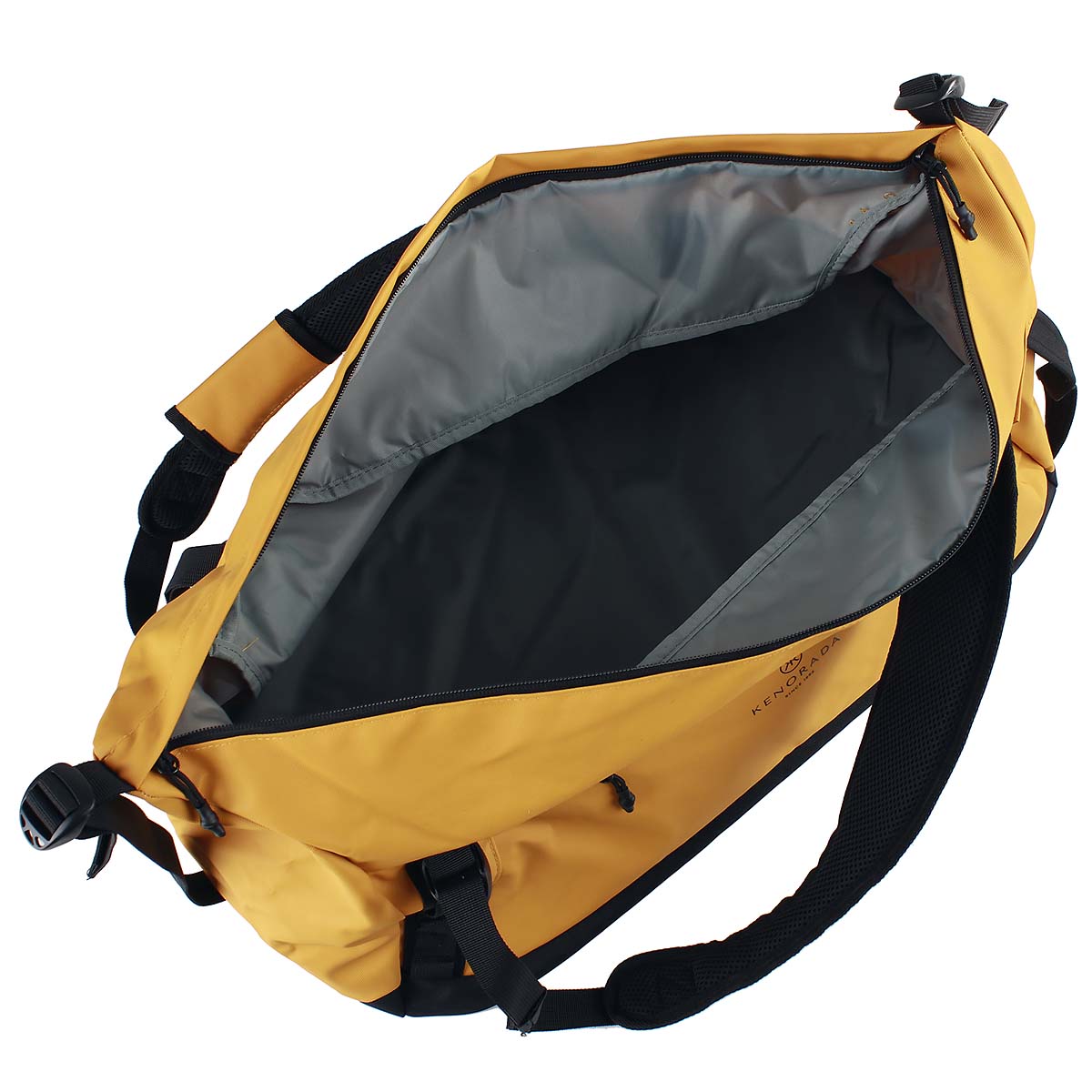 Kenorada Reisetasche mit Rucksackfunktion gelb 