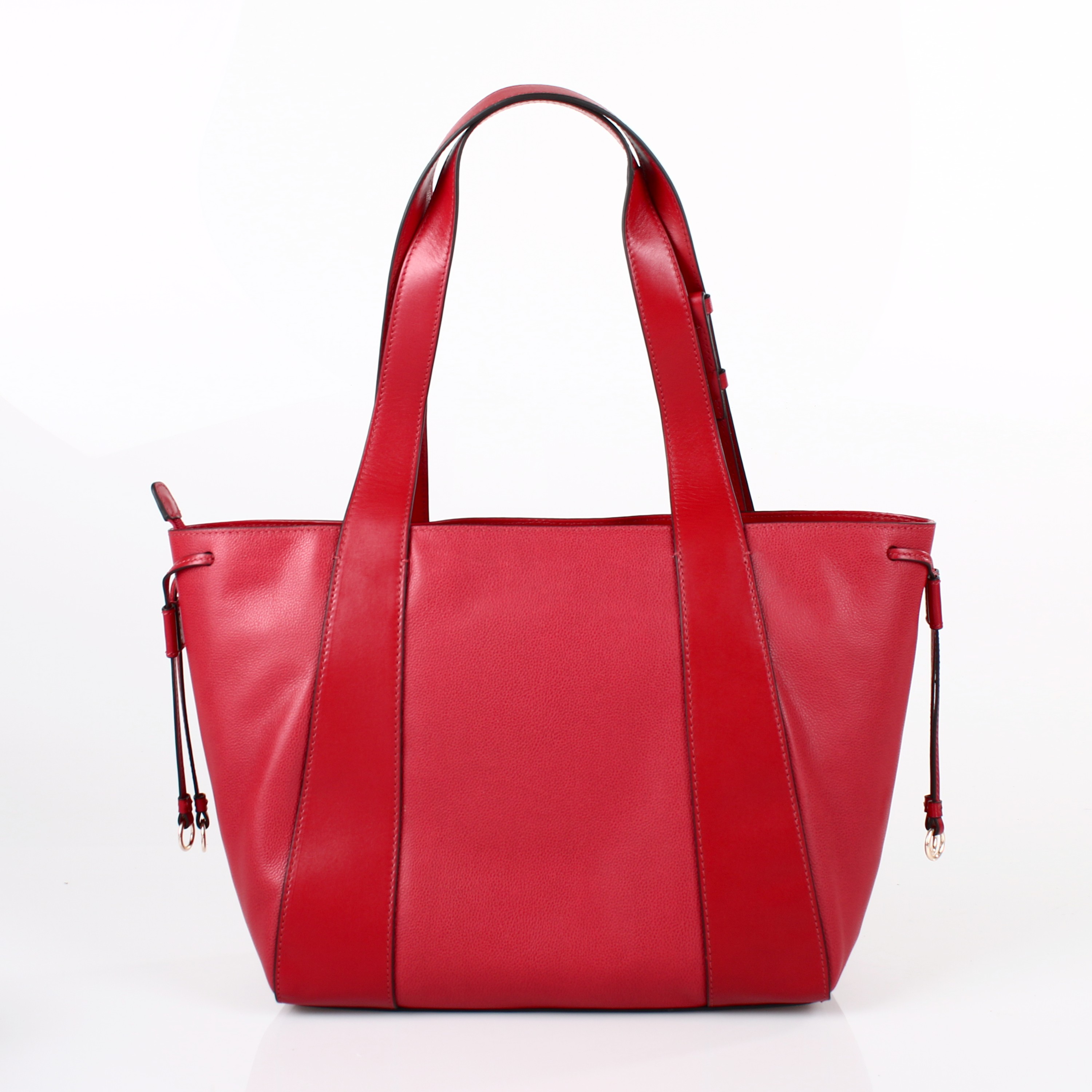 The Bridge Leder Shopper rot