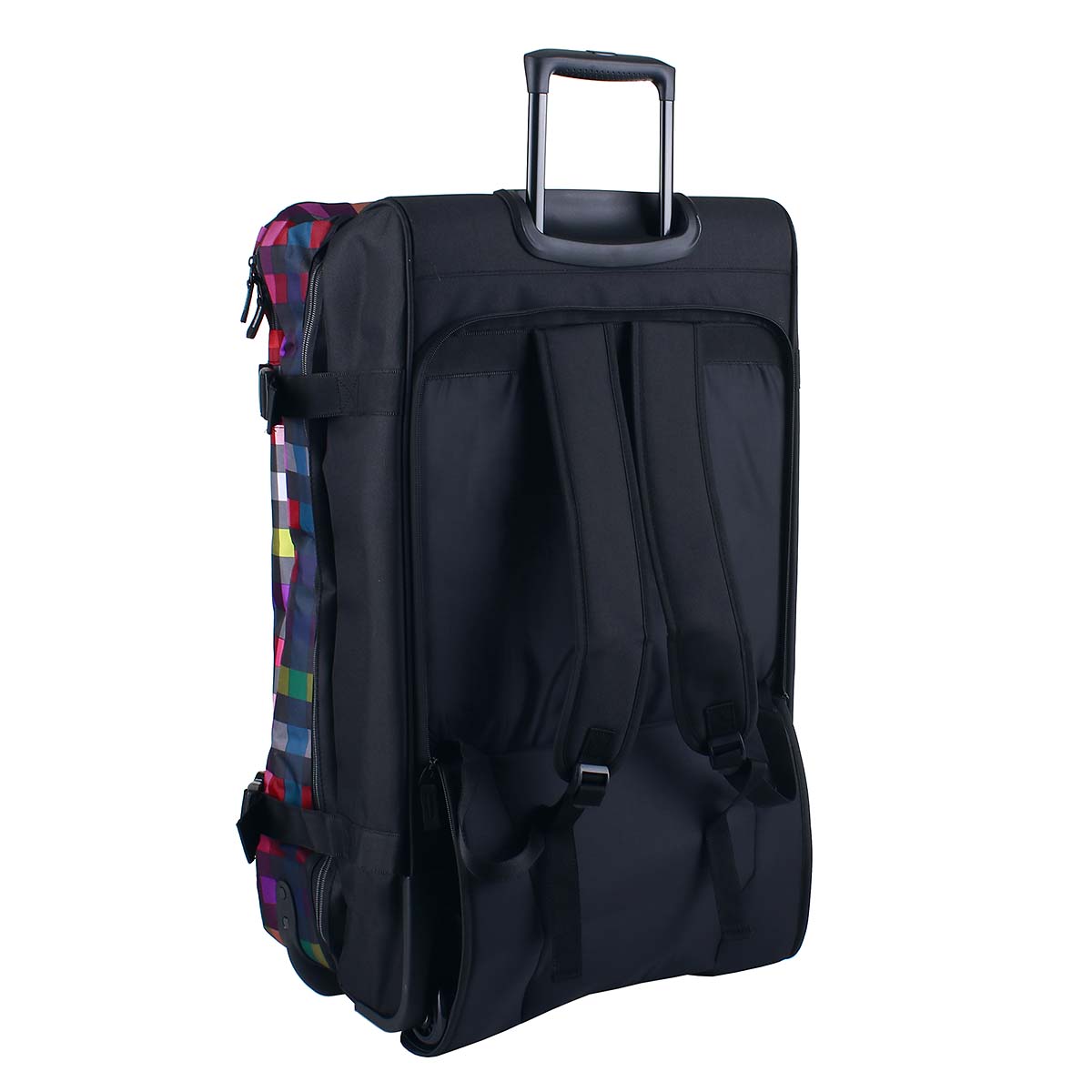 Reisetasche mit Rollen Rainbow multicolor-check M