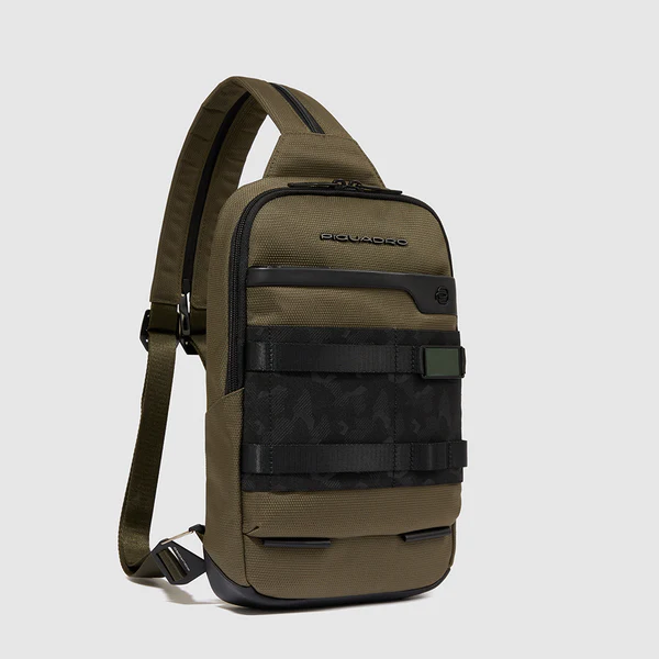 Piquadro Umhängetasche mit Tabletfach grün 