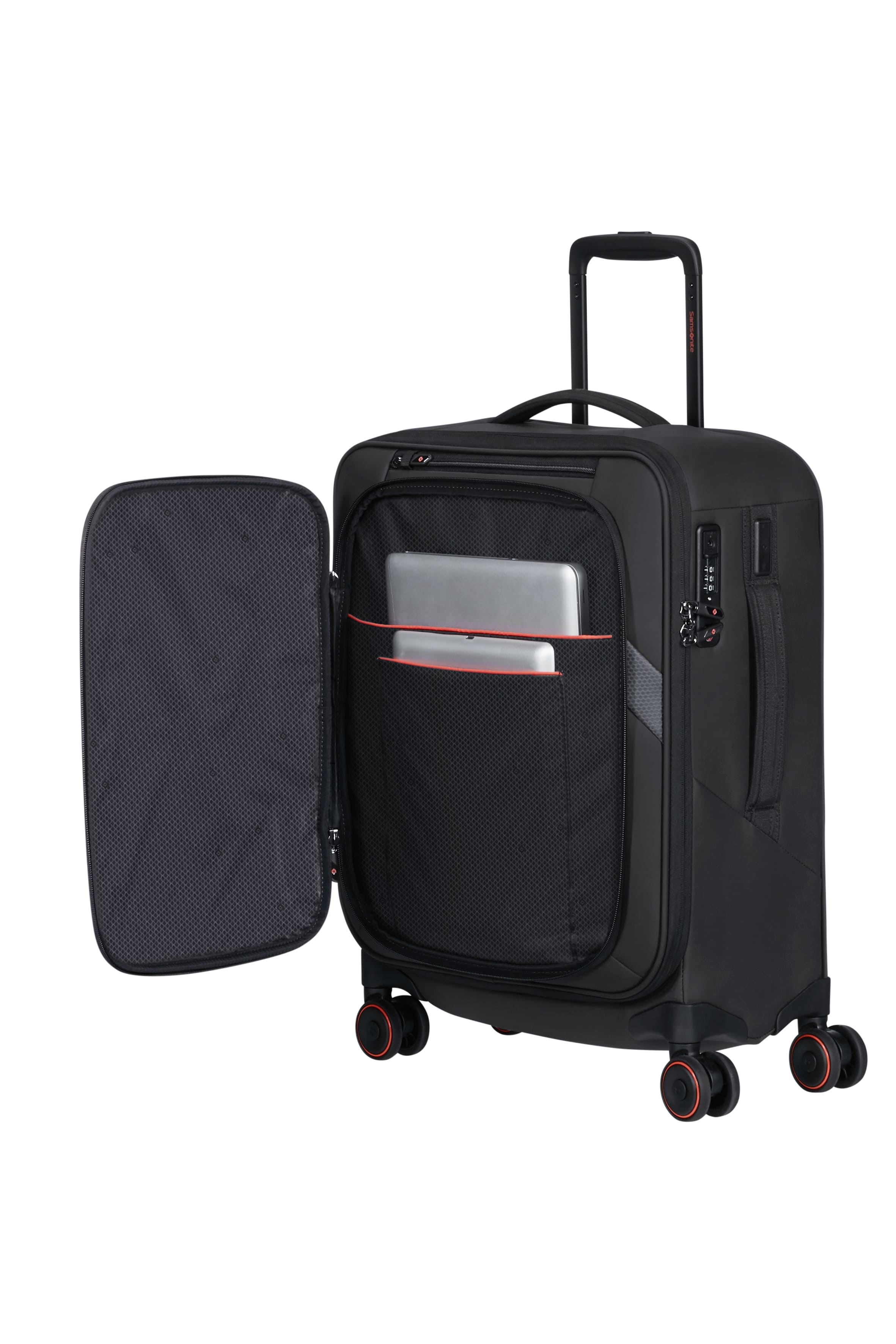 Samsonite Koffer Glazed S black