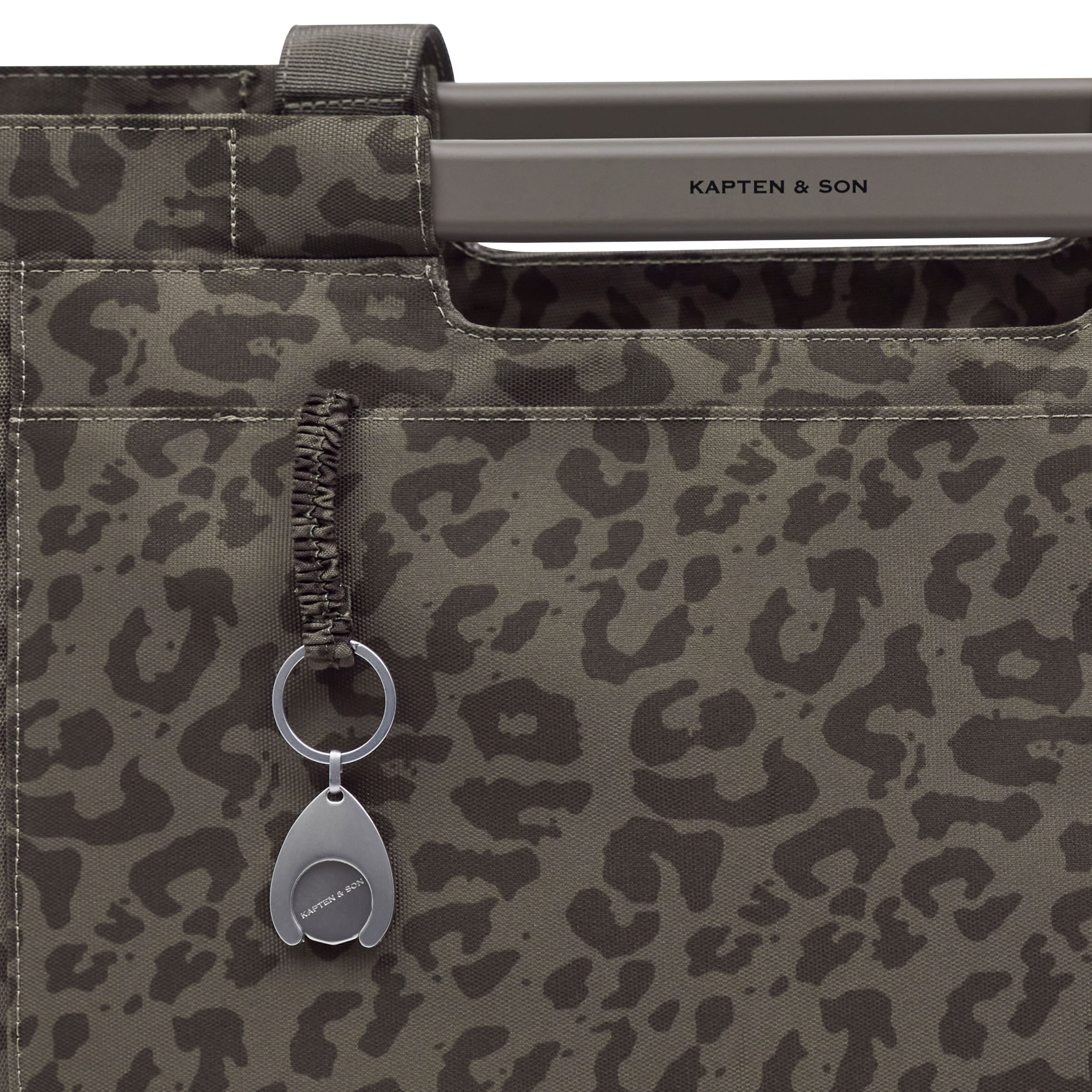 Kapten & Son Vaasa Shopping Basket Leo Dark Brown
