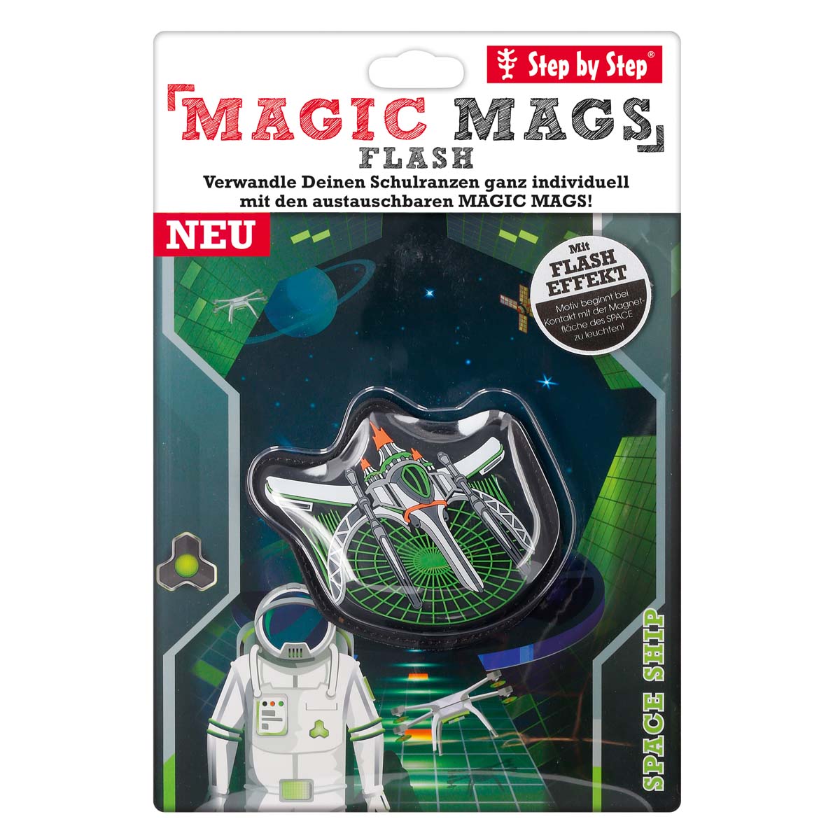 Step by Step Magnetbilder MAGIC MAGS FLASH Space Ship (139197)