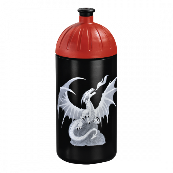 Step by Step Trinkflasche Fire Dragon Schwarz