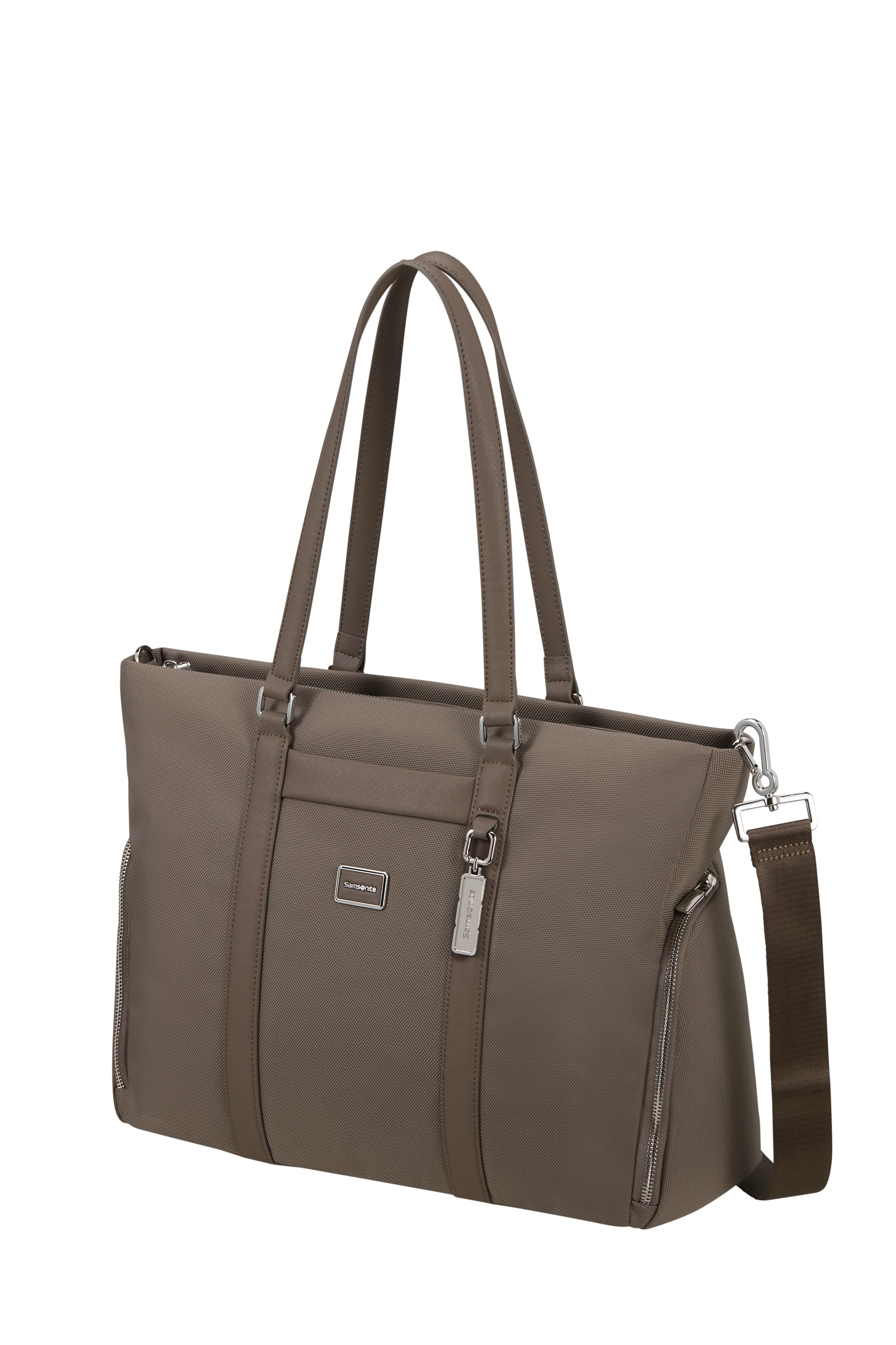 Samsonite Handtasche Image Biz Travel Tote 14.1" dark taupe Samsonite Handtasche Image Biz Travel Tote 14.1" dark taupe