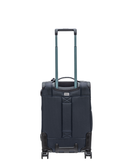 Stratic 4-Rollen Trolley Bay 55cm blue mit Rollenbremse