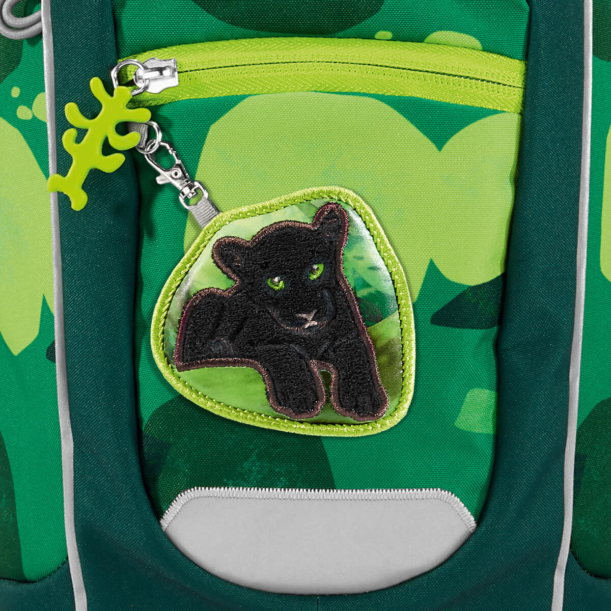 Step by Step Kindergartenrucksack-Set KIGA MINI Little Wild Cat Chiko grün