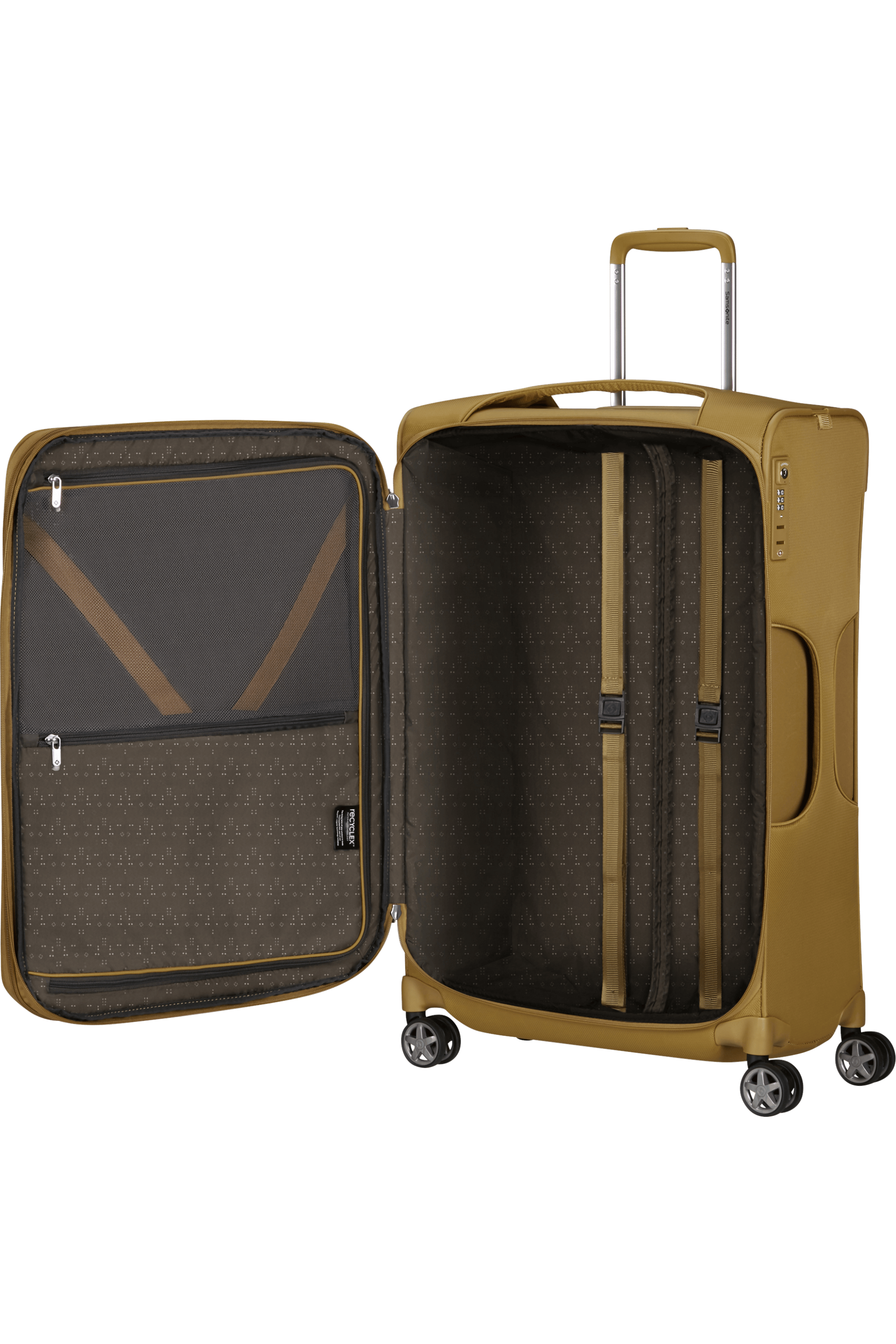 Samsonite Koffer D'Lite 71cm mustard yellow 