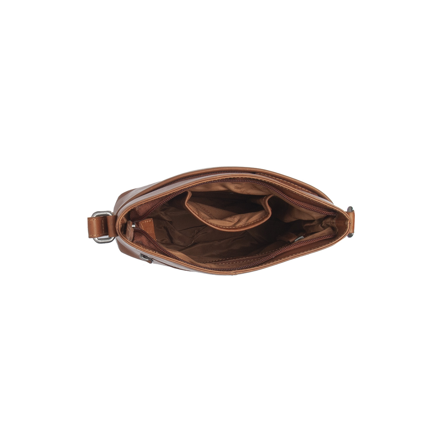 Chesterfield Leder Umhängetasche Navene cognac