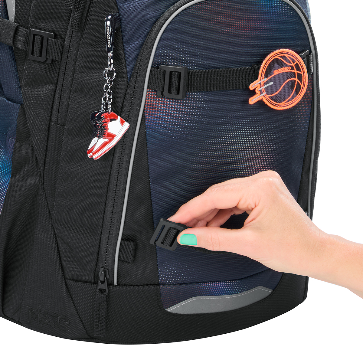 Coocazoo Schulrucksack MATE Rainbow Illusion