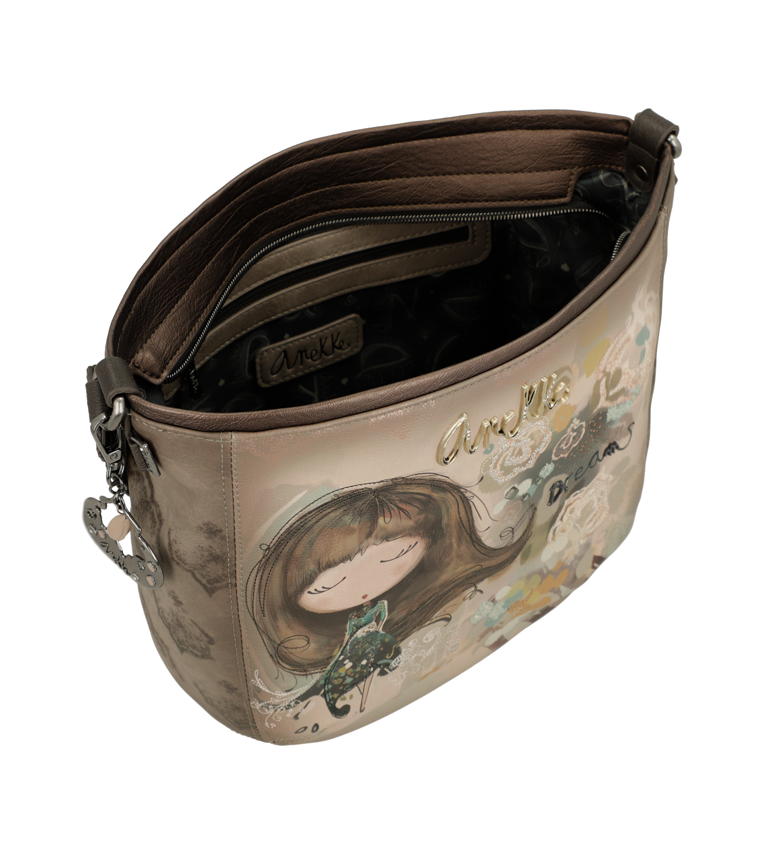 Anekke Umhängetasche Oval Real mittelgroß