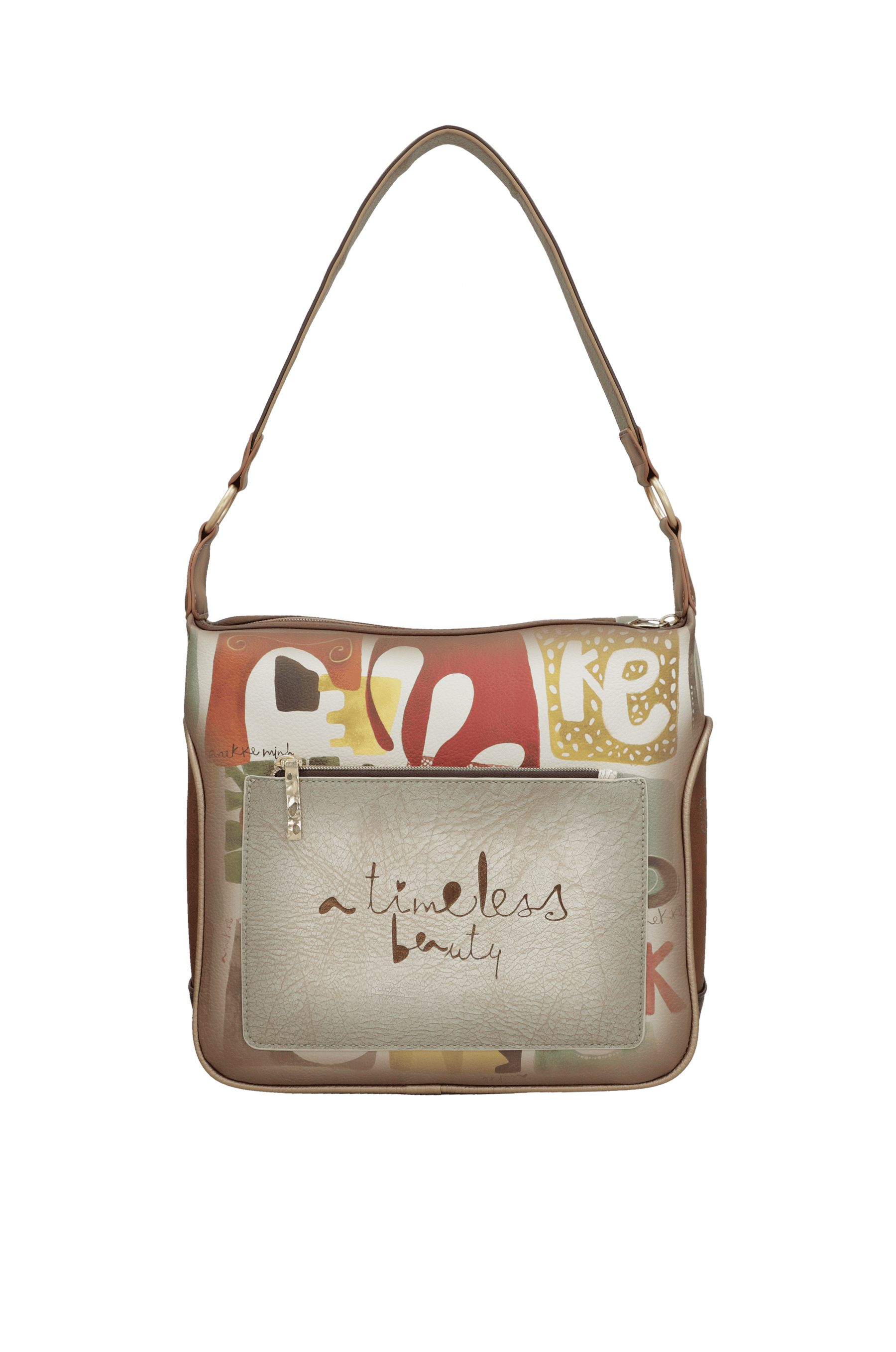 Anekke Schultertasche mit Umhängeriemen Muse