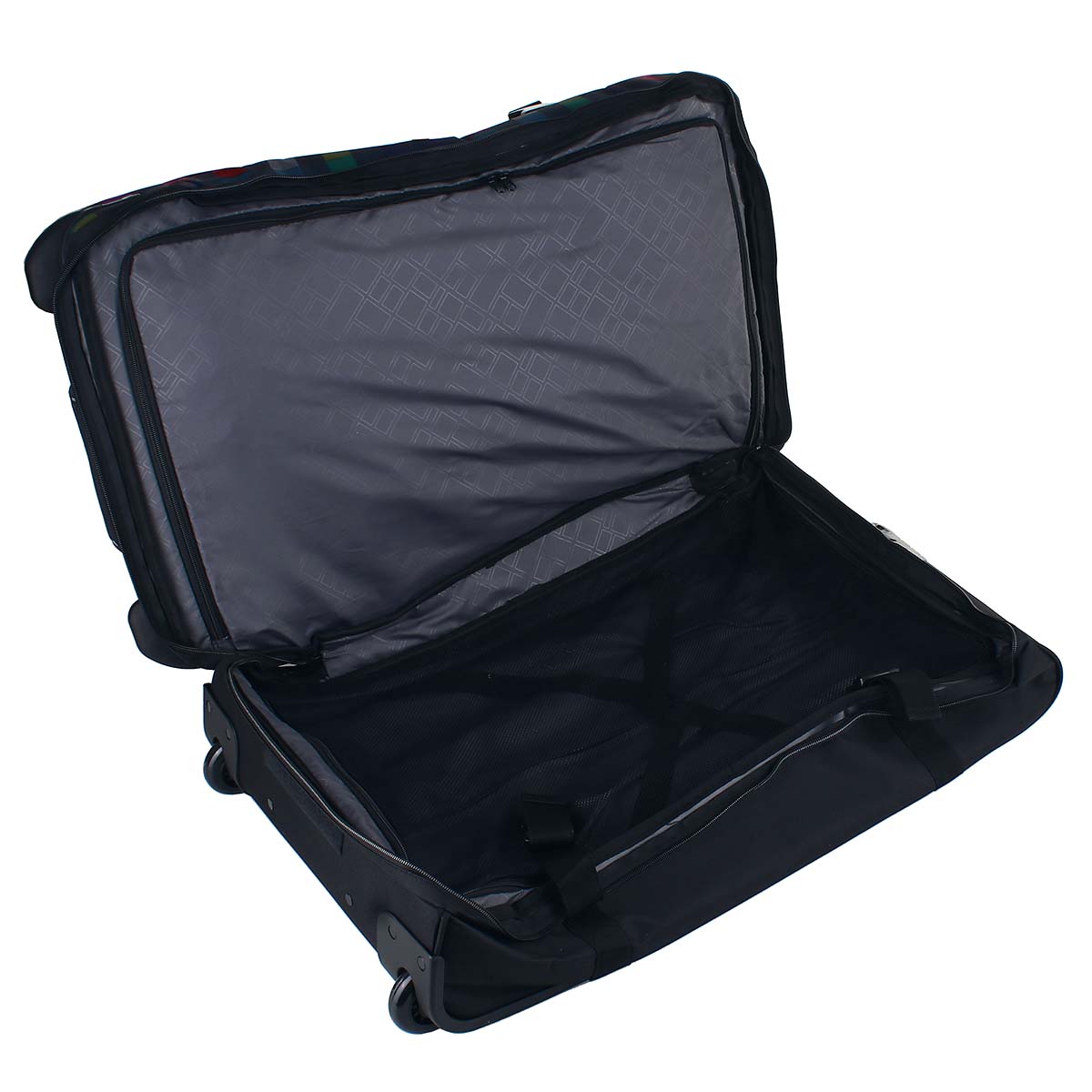 Reisetasche mit Rollen Rainbow multicolor-check M