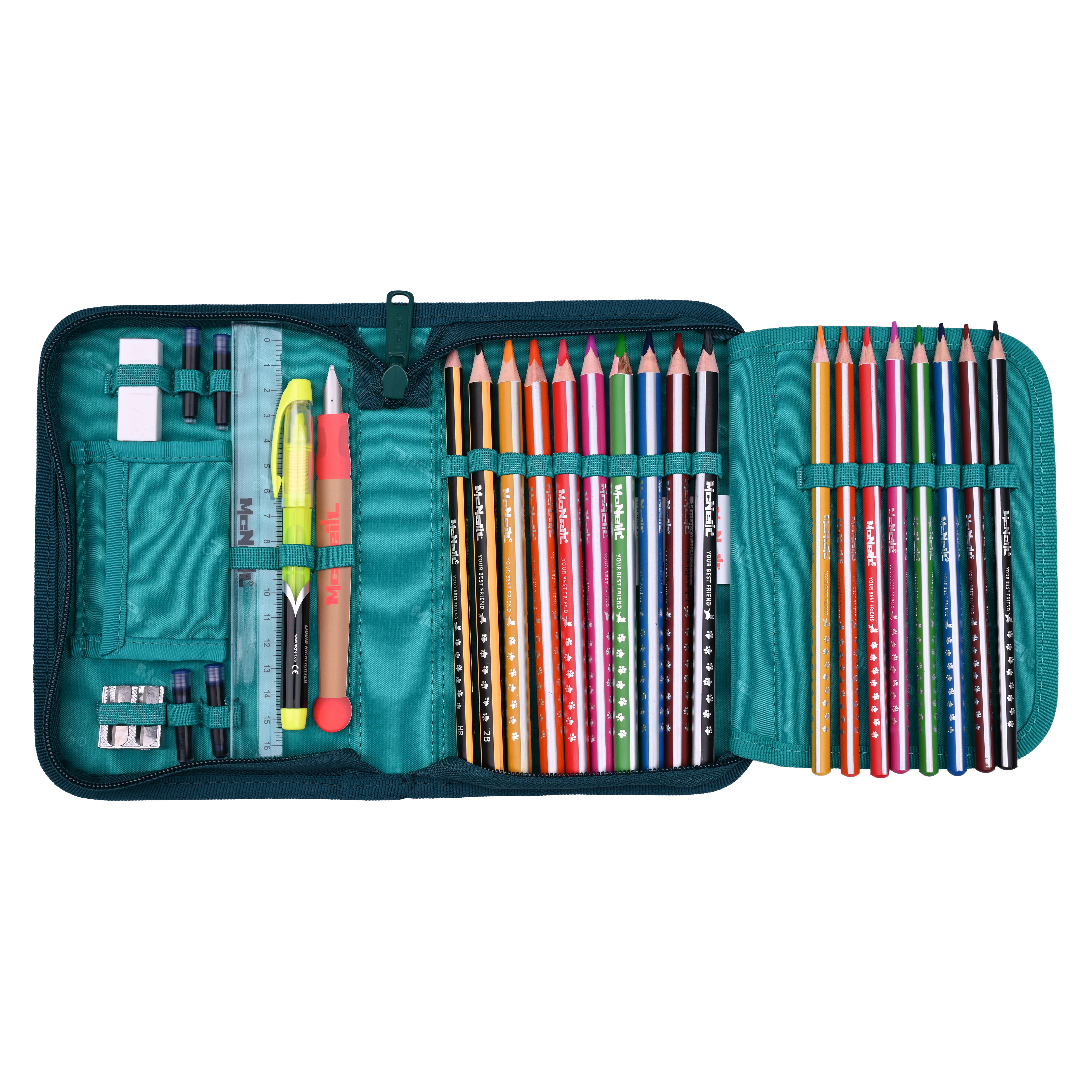 McNeill Schulranzen-Set Bravo Bear 9-teilig