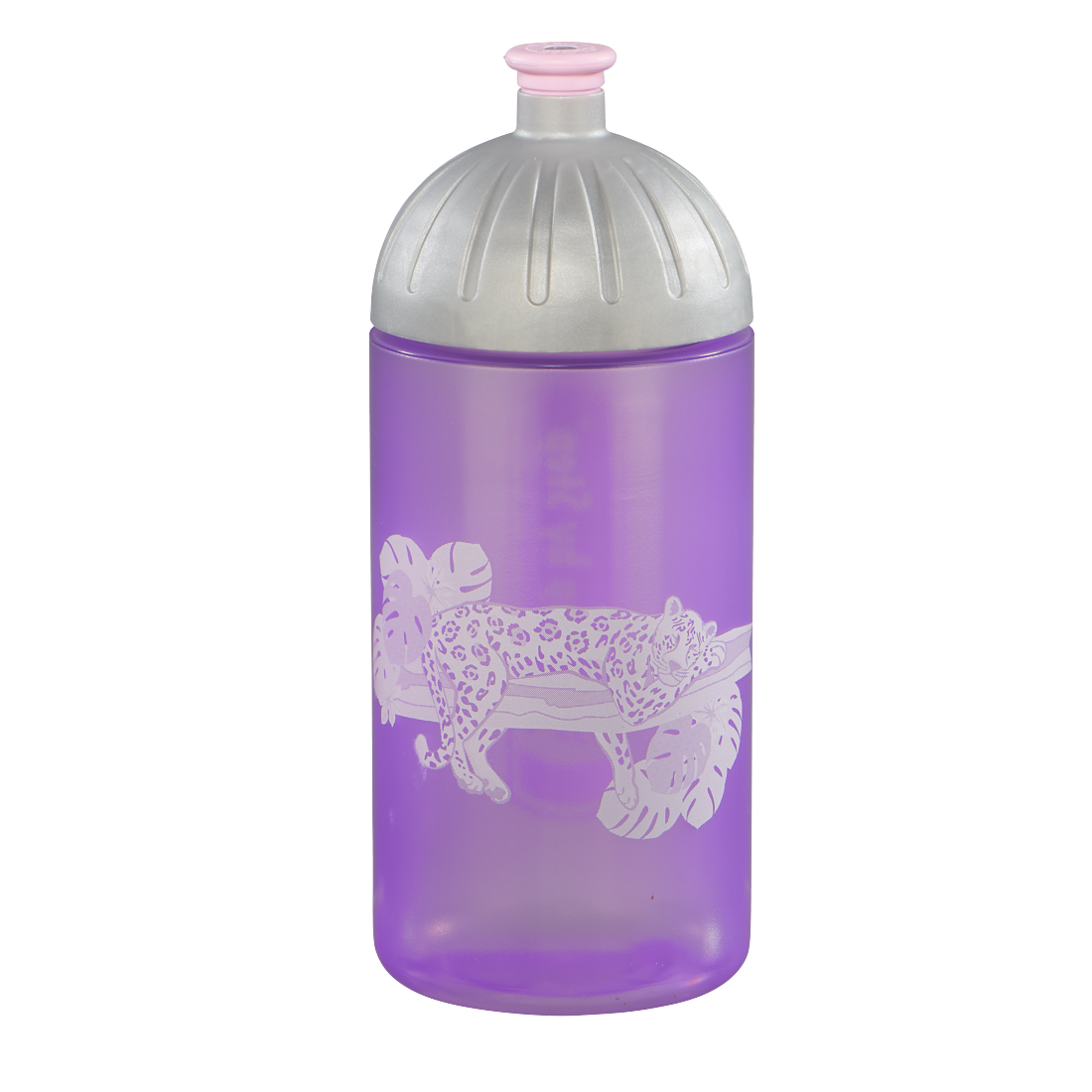Vorderseite Step by Step Trinkflasche Jungle Cat Lila