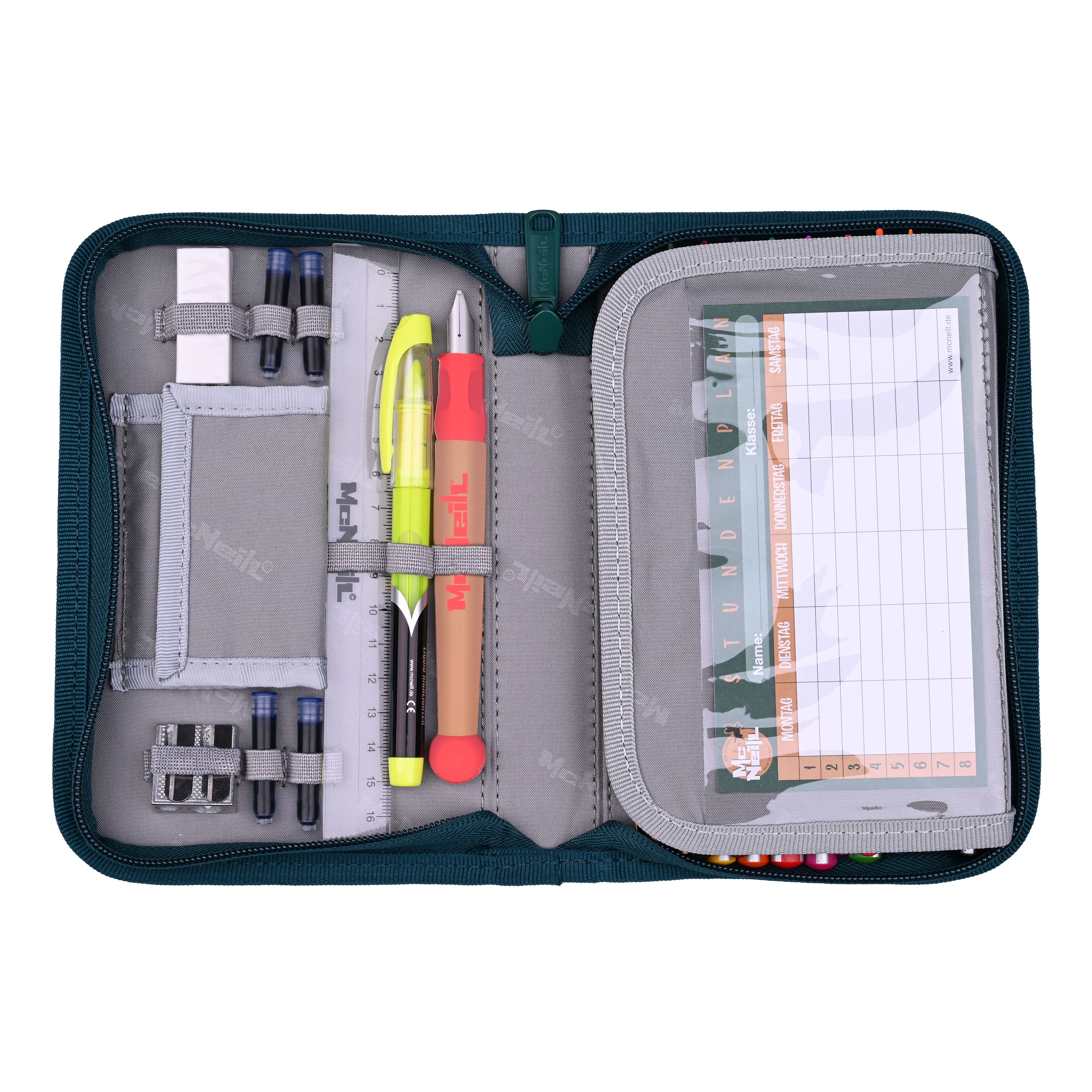 McNeill Schulranzen-Set Bravo Deary 9-teilig 