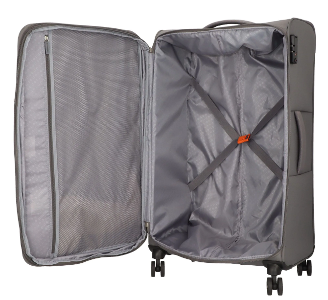 American Tourister Koffer Fun Cruise 75cm grey/orange