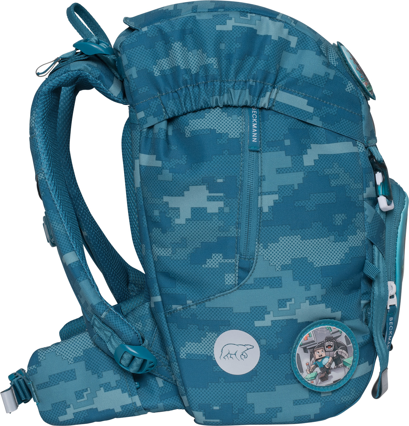 Beckmann Schulrucksack Set 6-teilig Classic Jungle Game 