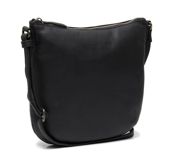 Chesterfield Leder Umhängetasche Redding schwarz
