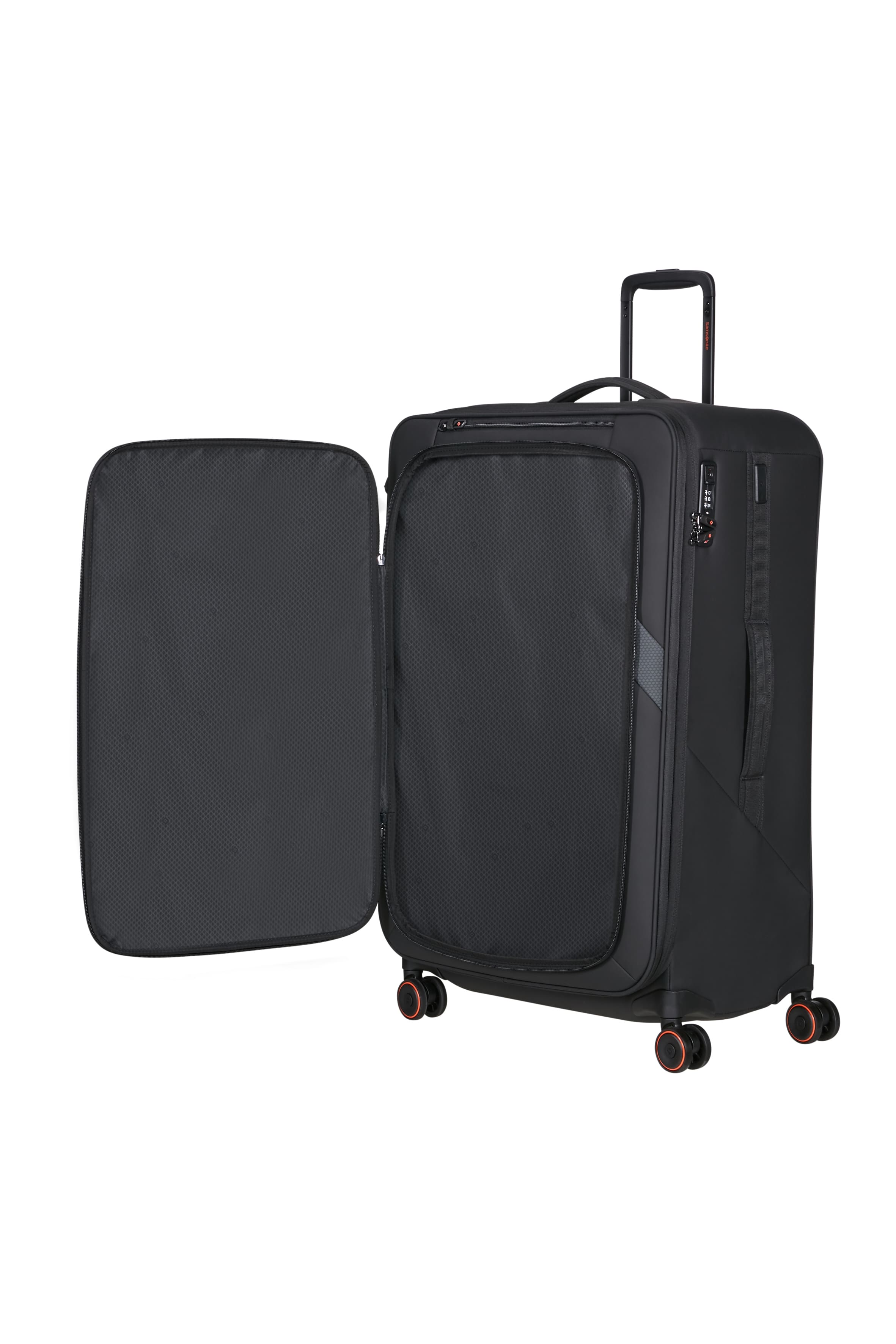 Samsonite Koffer Glazed L black