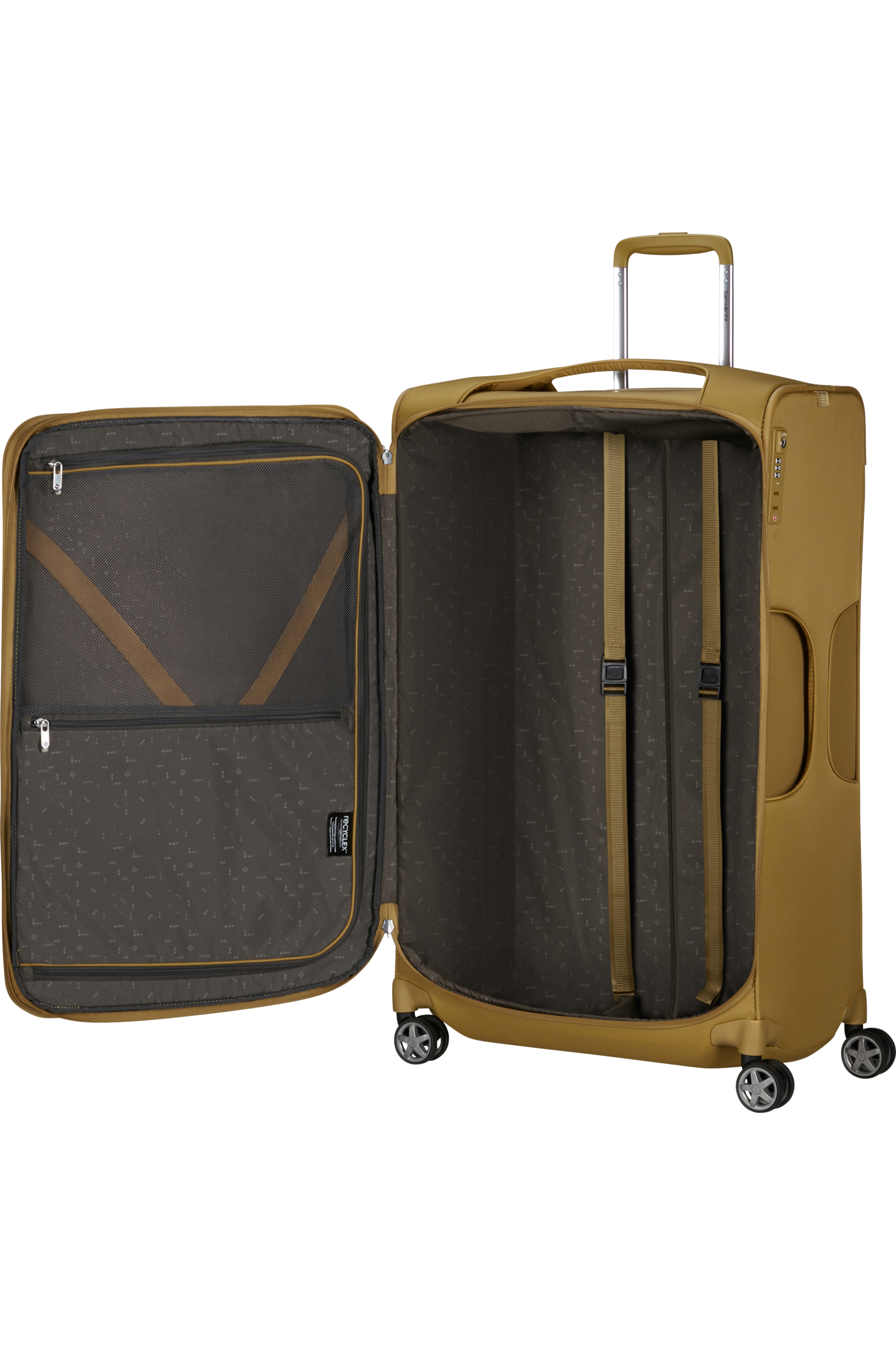 Samsonite Koffer D'Lite 78cm mustard yellow