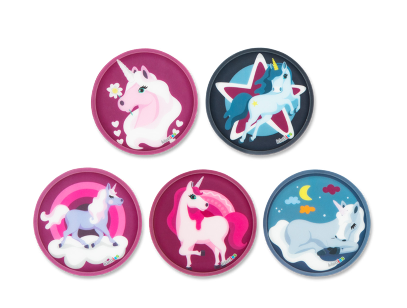 Ergobag Kletties-Set 5-tlg. Einhörner
