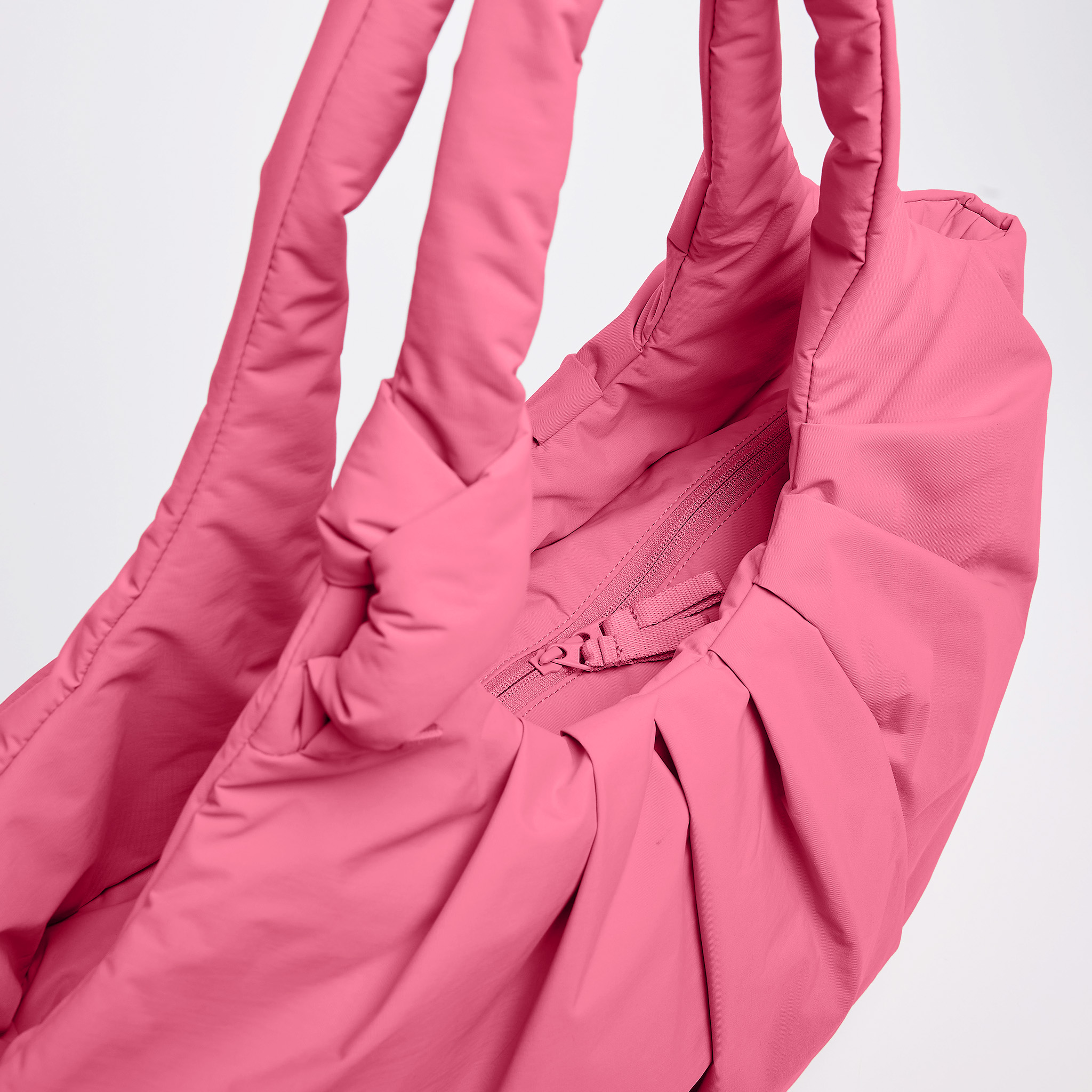 GOT BAG Pleat Tote Bag salina pink monochrome