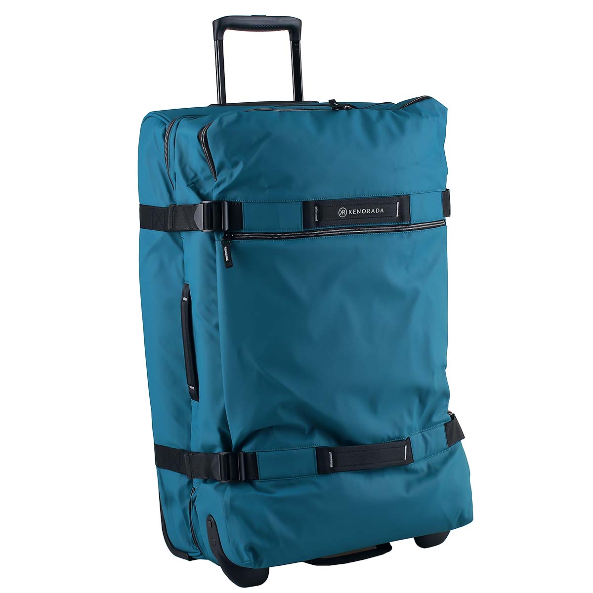 Kenorada Rollen-Reisetasche Backpack Rainbow L petrol