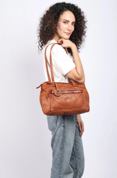 Harbour 2nd Shopper Zea cognac