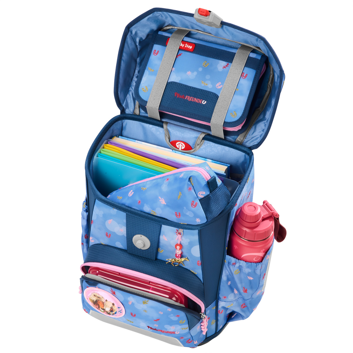 Step by Step Schulranzen-Set CLOUD Spiegelburg Horse Friends