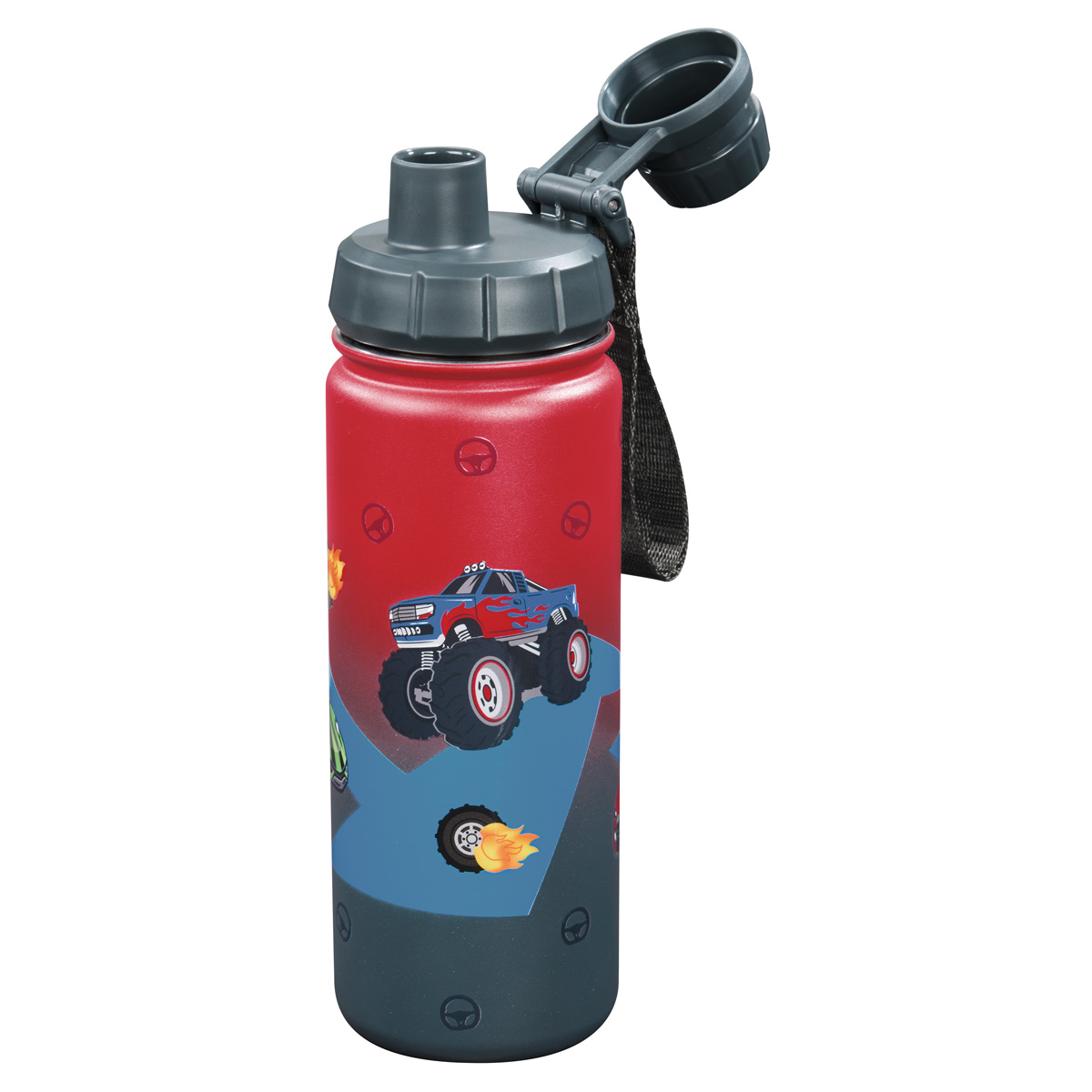 Step by Step Edelstahl Trinkflasche Car