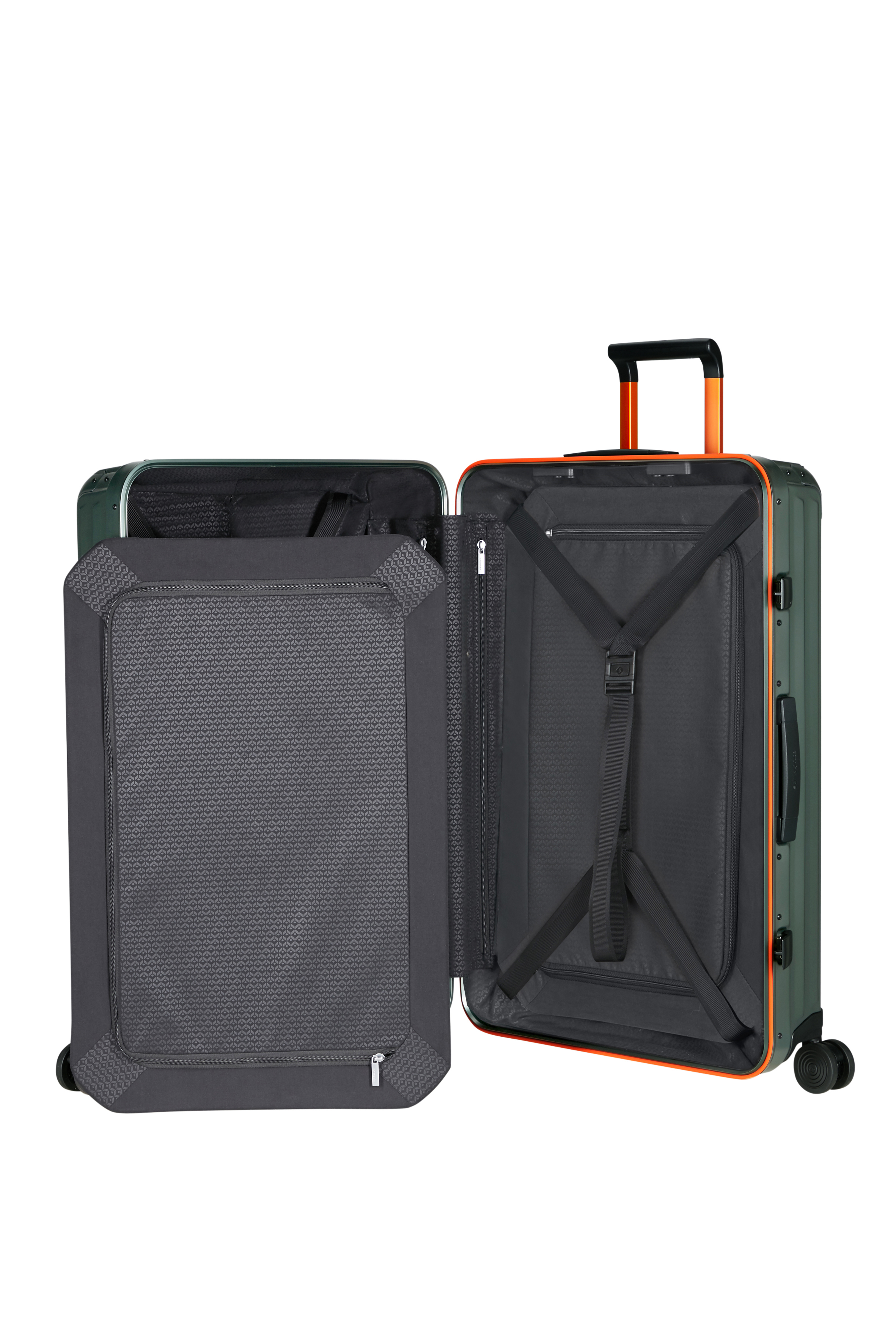 Samsonite Trolley Lite-Box Alu 76cm sage/orange