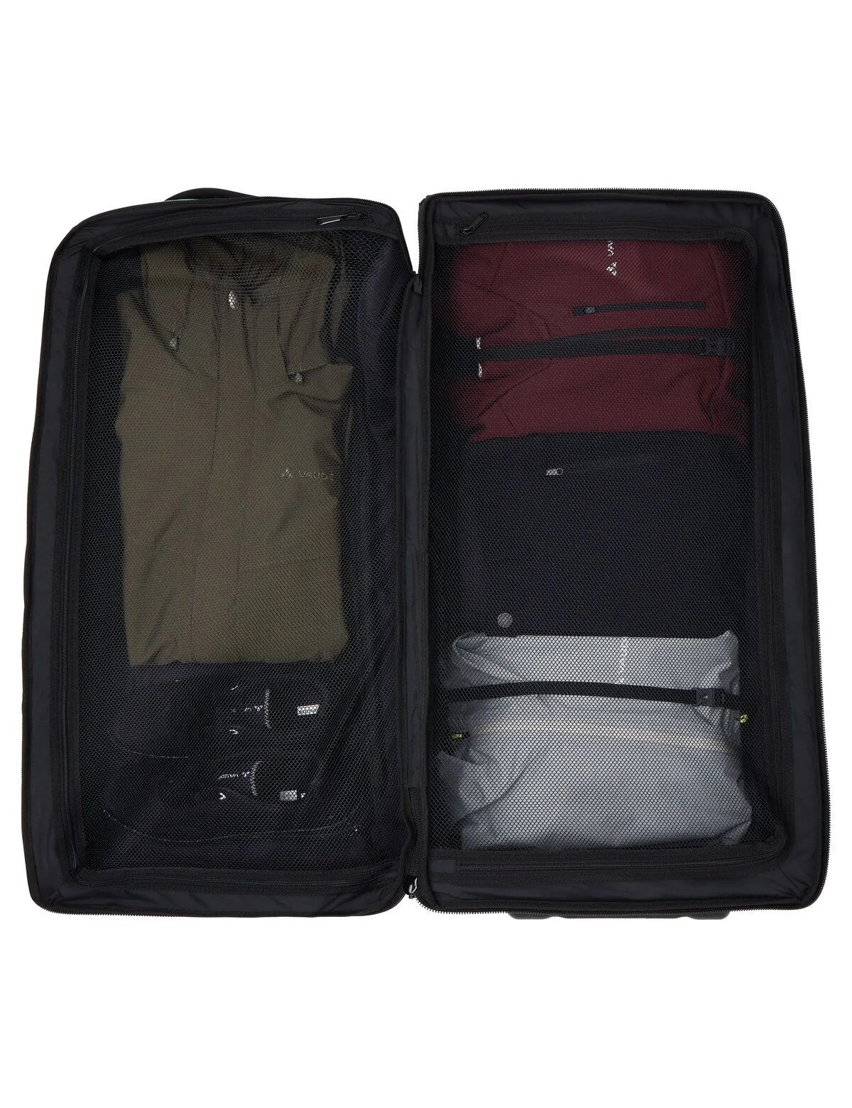 Vaude Reisetasche mit Rollen Rotuma 90 apple green