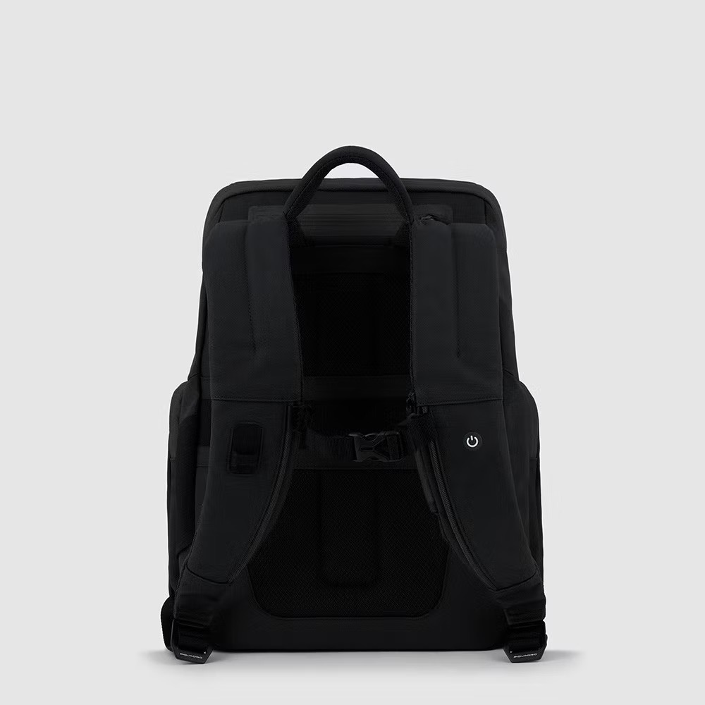 Piquadro Laptop-Rucksack Hidor 14" mit wasserdichter Tasche schwarz